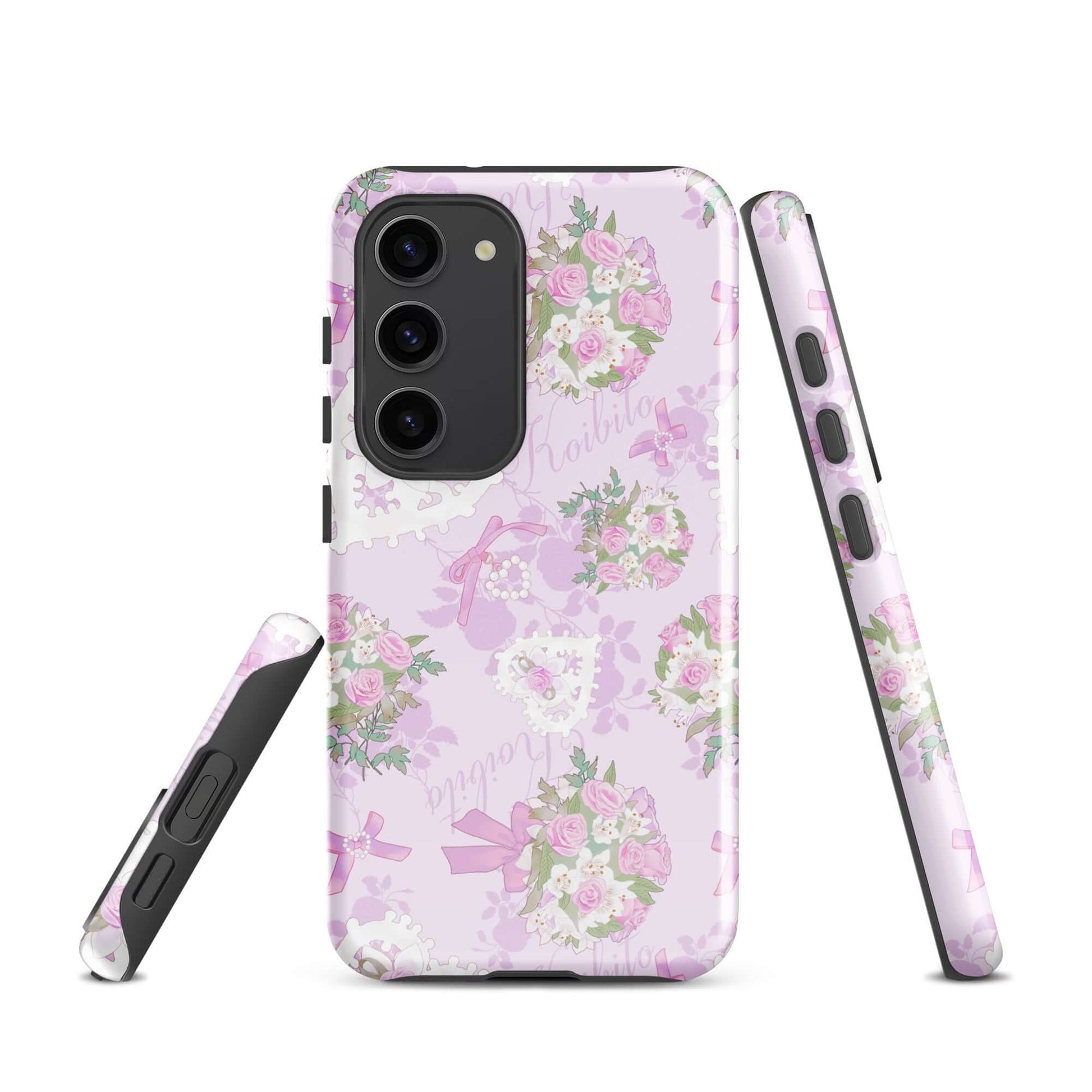 Stylish and durable, the Anniversary Samsung® Tough Case protects your phone with impact-resistant materials.