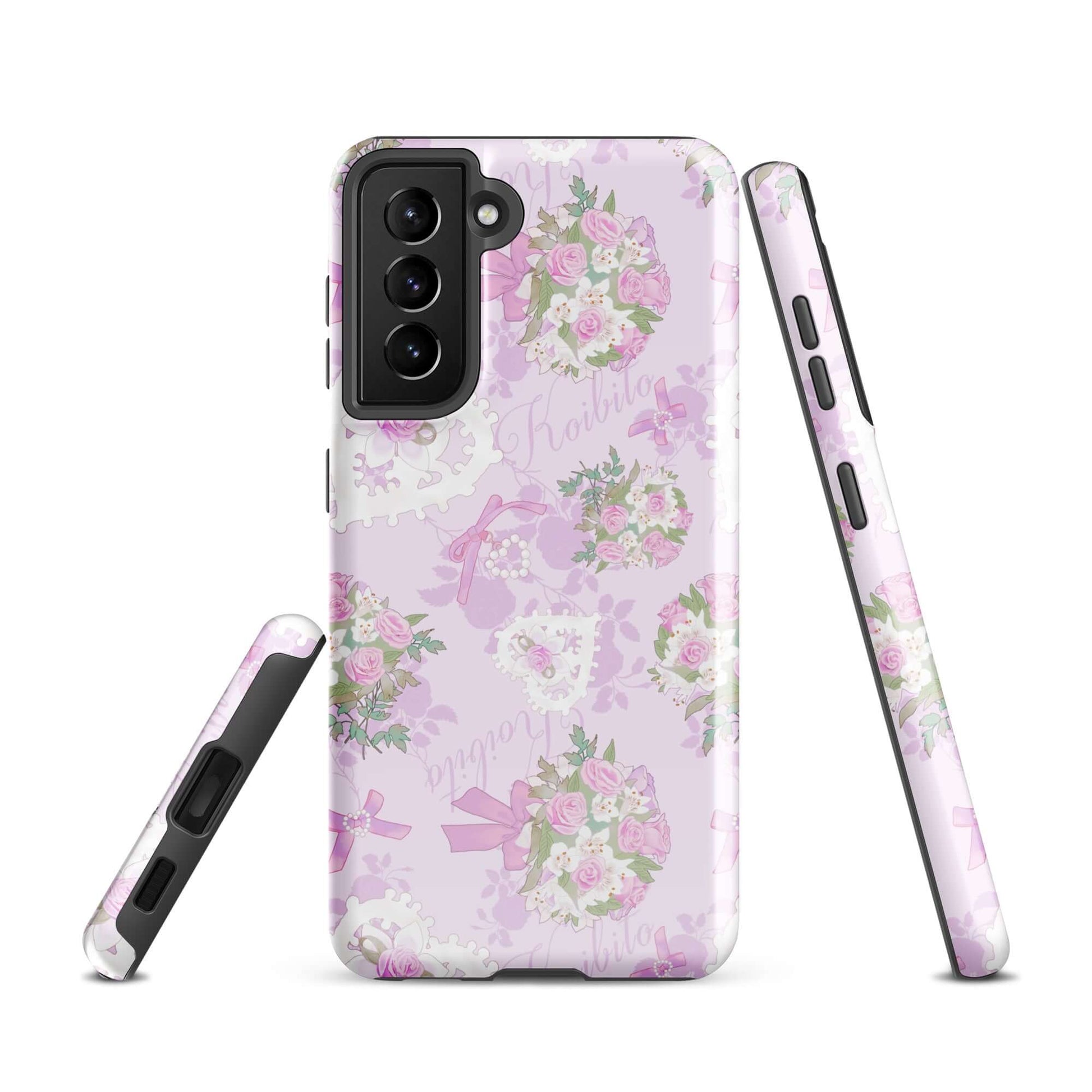 Stylish and durable, the Anniversary Samsung® Tough Case protects your phone while showcasing a beautiful floral design.