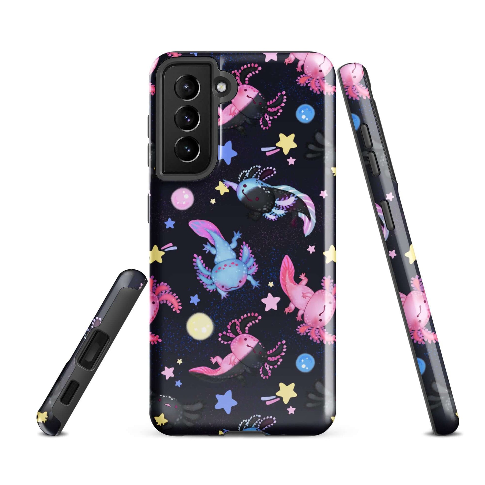 Protect your phone with the stylish Axolotl Samsung® Tough Case, featuring vibrant designs and durable, shock-absorbing material.