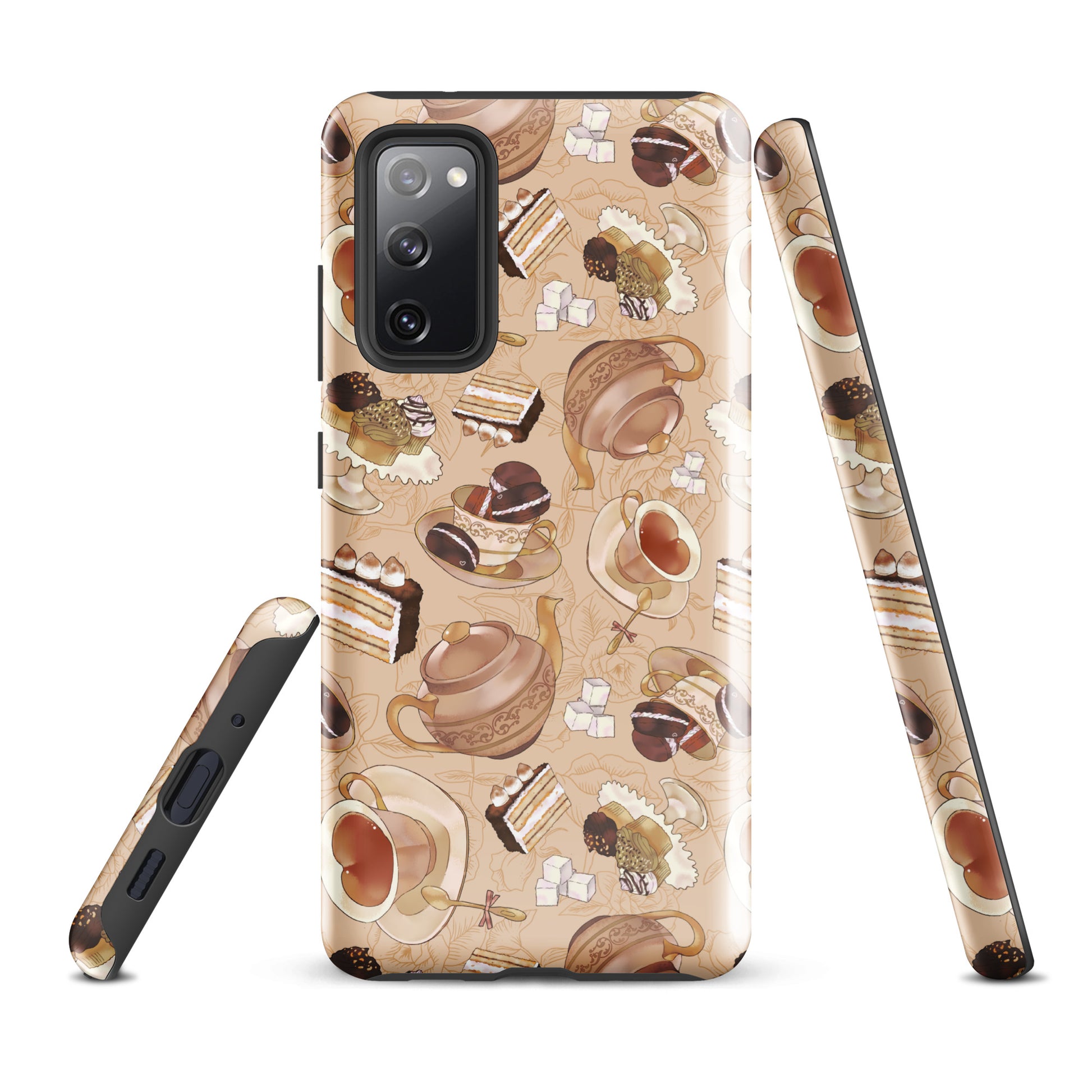 Stylish Café Samsung® Tough Case featuring a delicious café theme, perfect for protecting your phone in style.