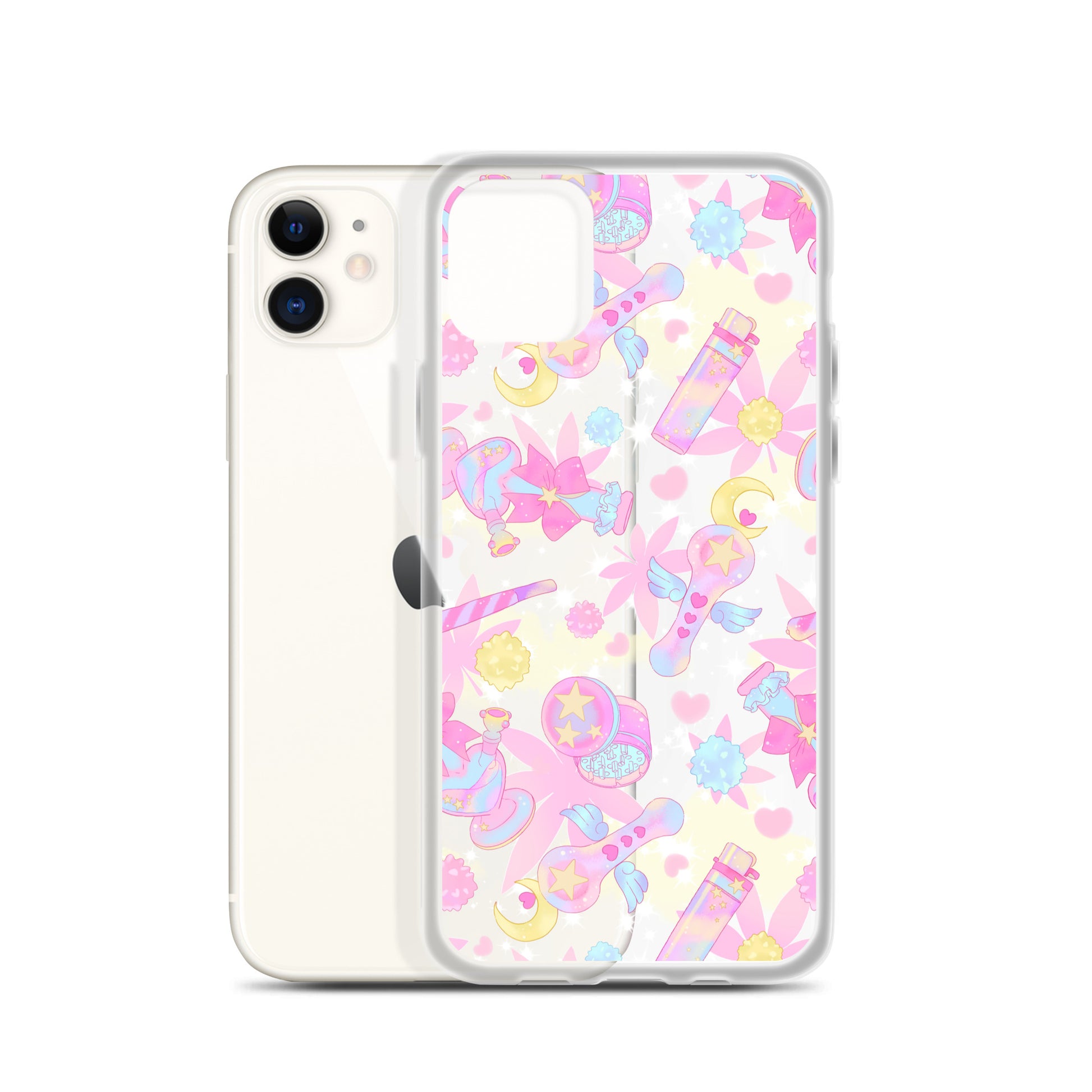 Sleek Indica Magica iPhone® Clear Case offers stylish protection against scratches and dirt with a flexible design.