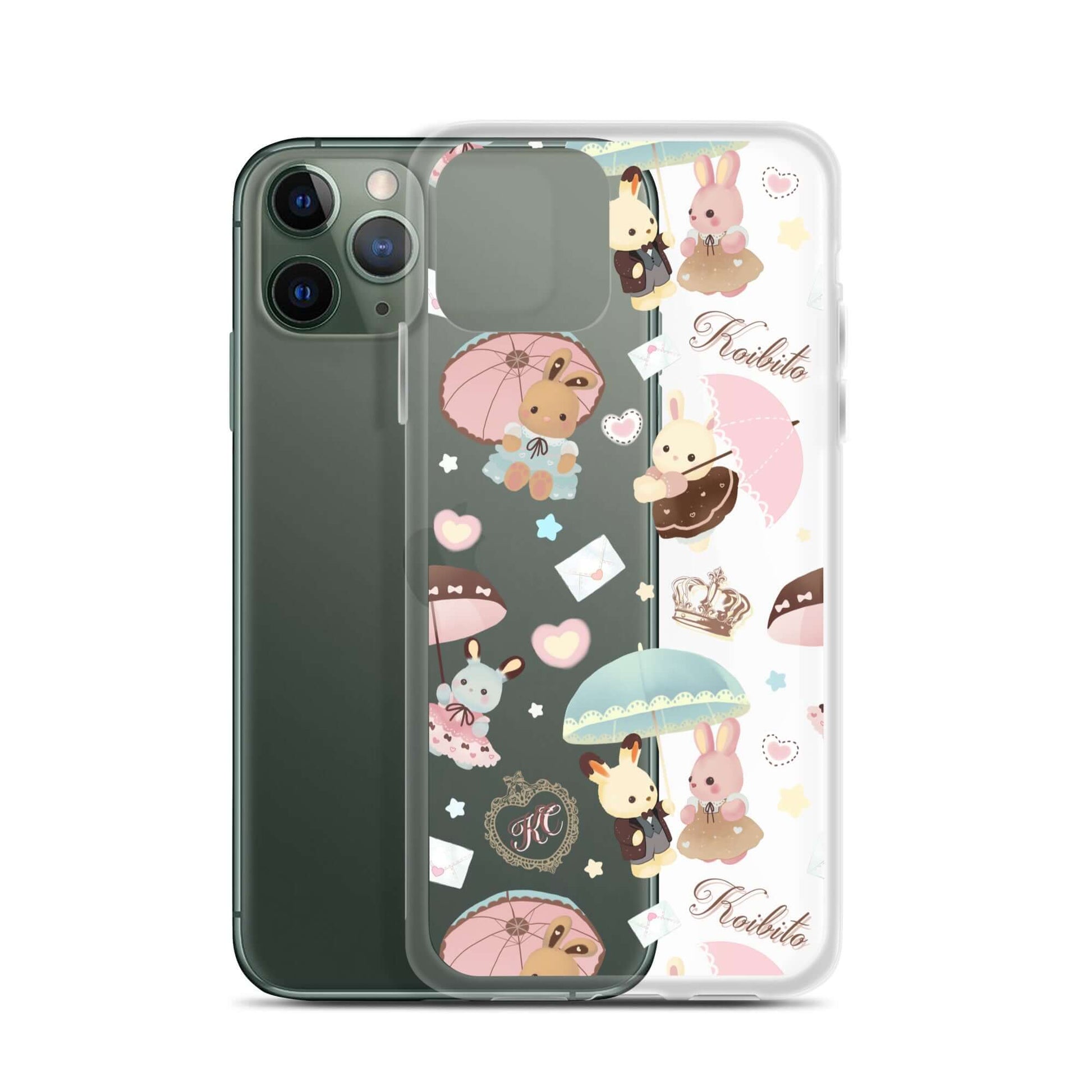 Cute and colorful Parasol Bunny iPhone® Clear Case offers stylish protection from scratches and dirt. Perfect for everyday use!