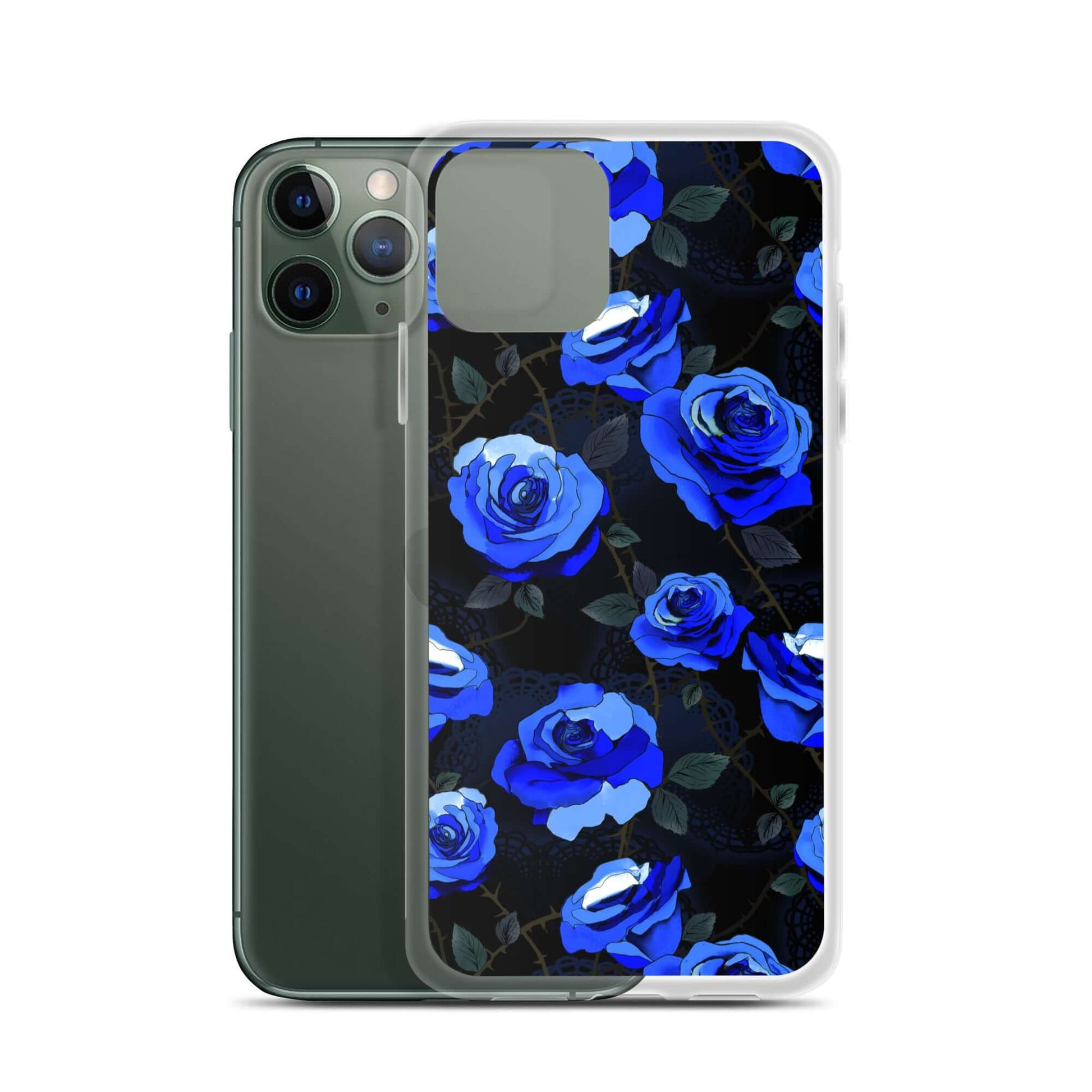 Protect your phone in style with the Enchanted Rose iPhone® Clear Case, featuring a vibrant floral design.