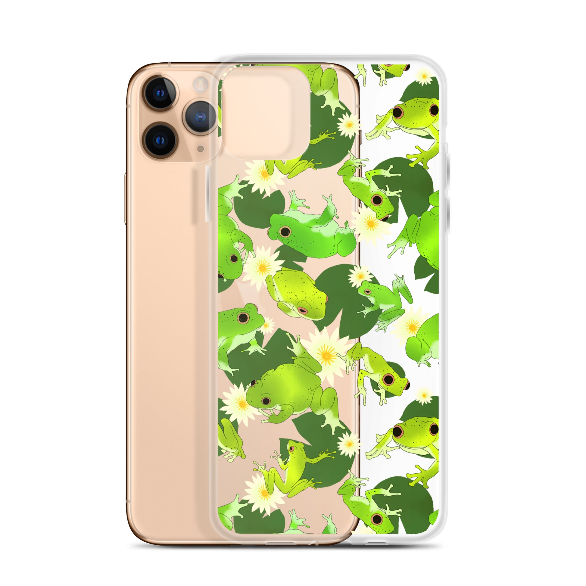 Sleek Kero-kero iPhone® Clear Case offers stylish protection against scratches and dust with flexible sides.