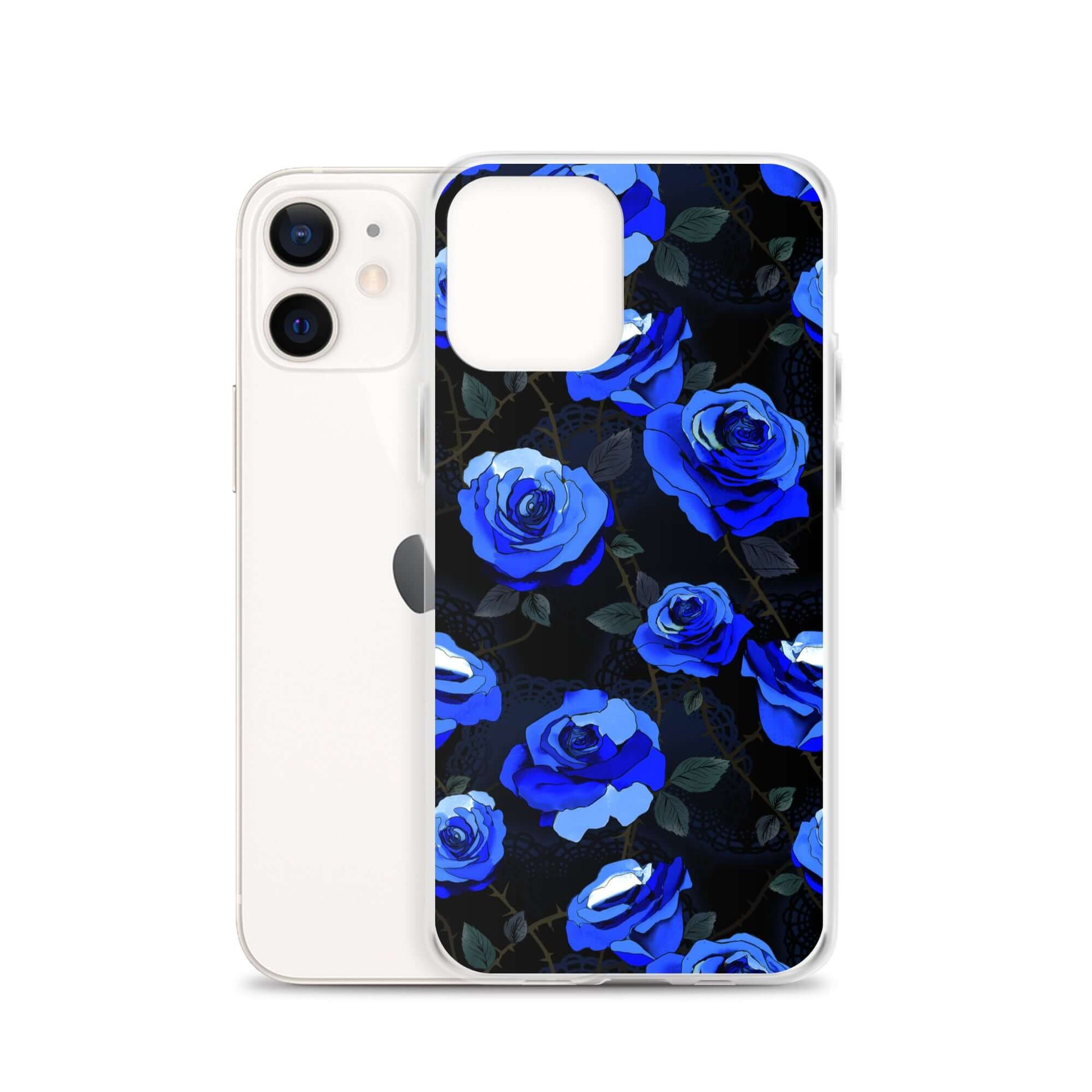 Sleek Enchanted Rose iPhone® Clear Case featuring a vibrant floral design for ultimate protection and style.