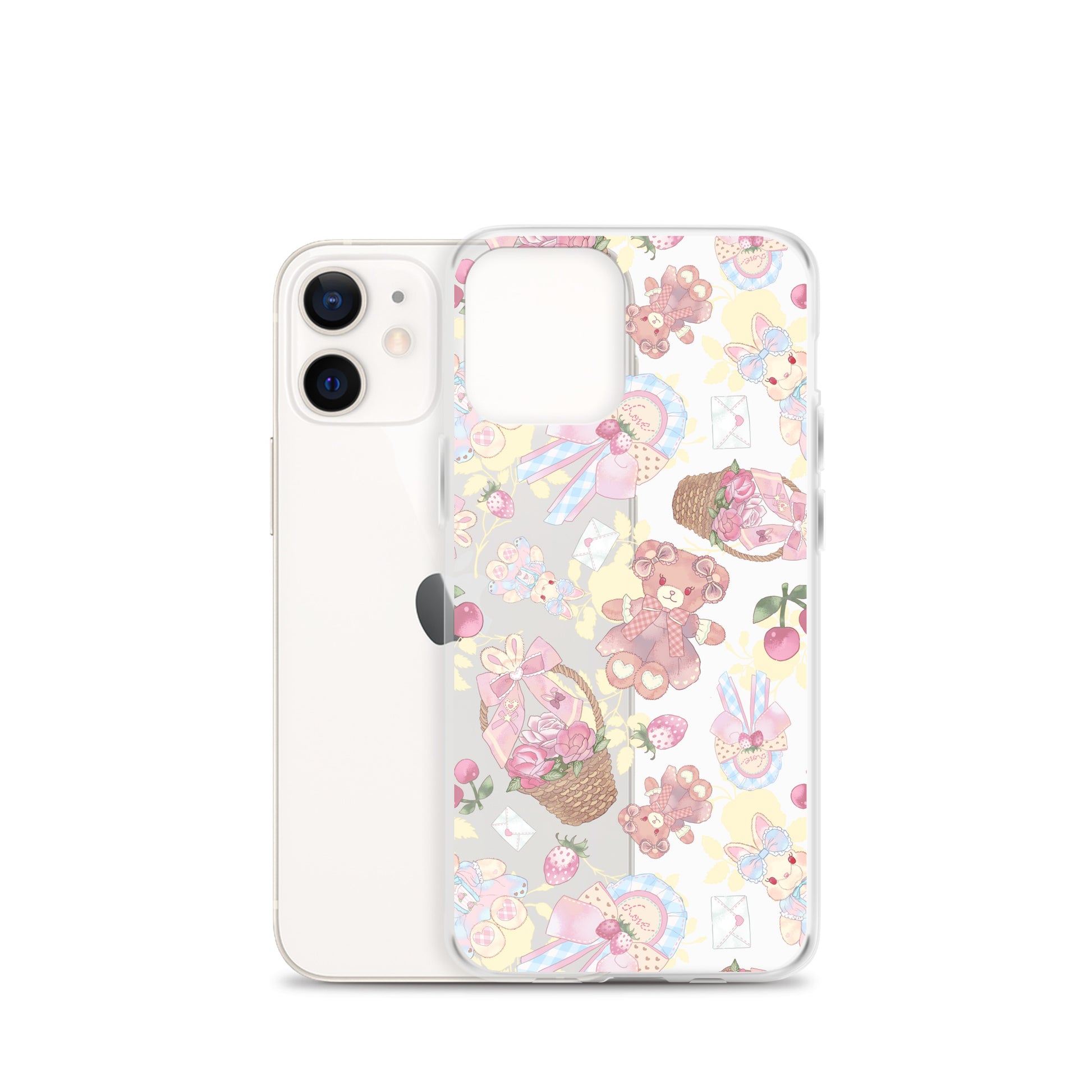 Protect your phone in style with the Sweet Teddy iPhone® Clear Case featuring adorable designs and flexible sides.