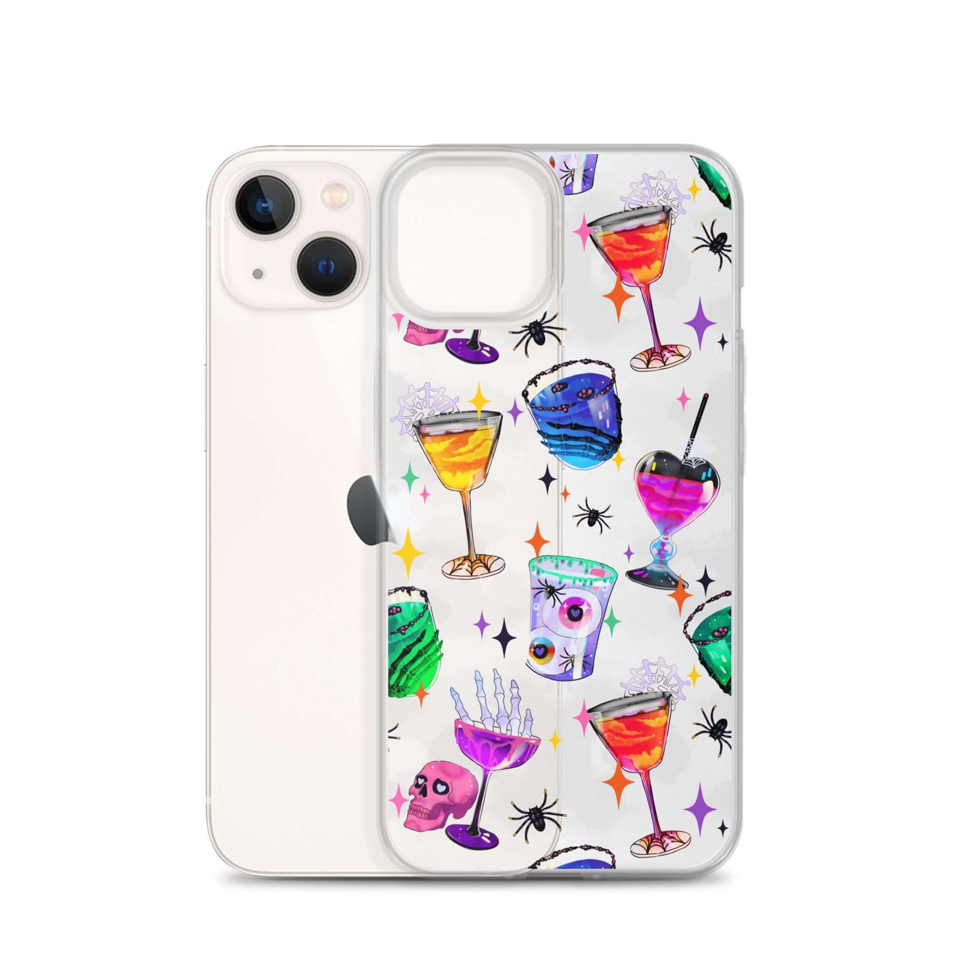Sleek Monster Party iPhone® Clear Case offers protection with a fun design, perfect for style and durability.