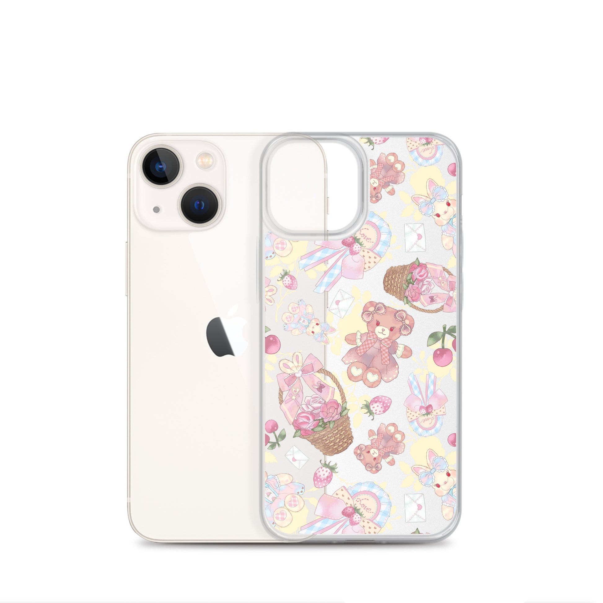 Cute and protective, the Sweet Teddy iPhone® Clear Case features a flexible design and vibrant teddy bear pattern.