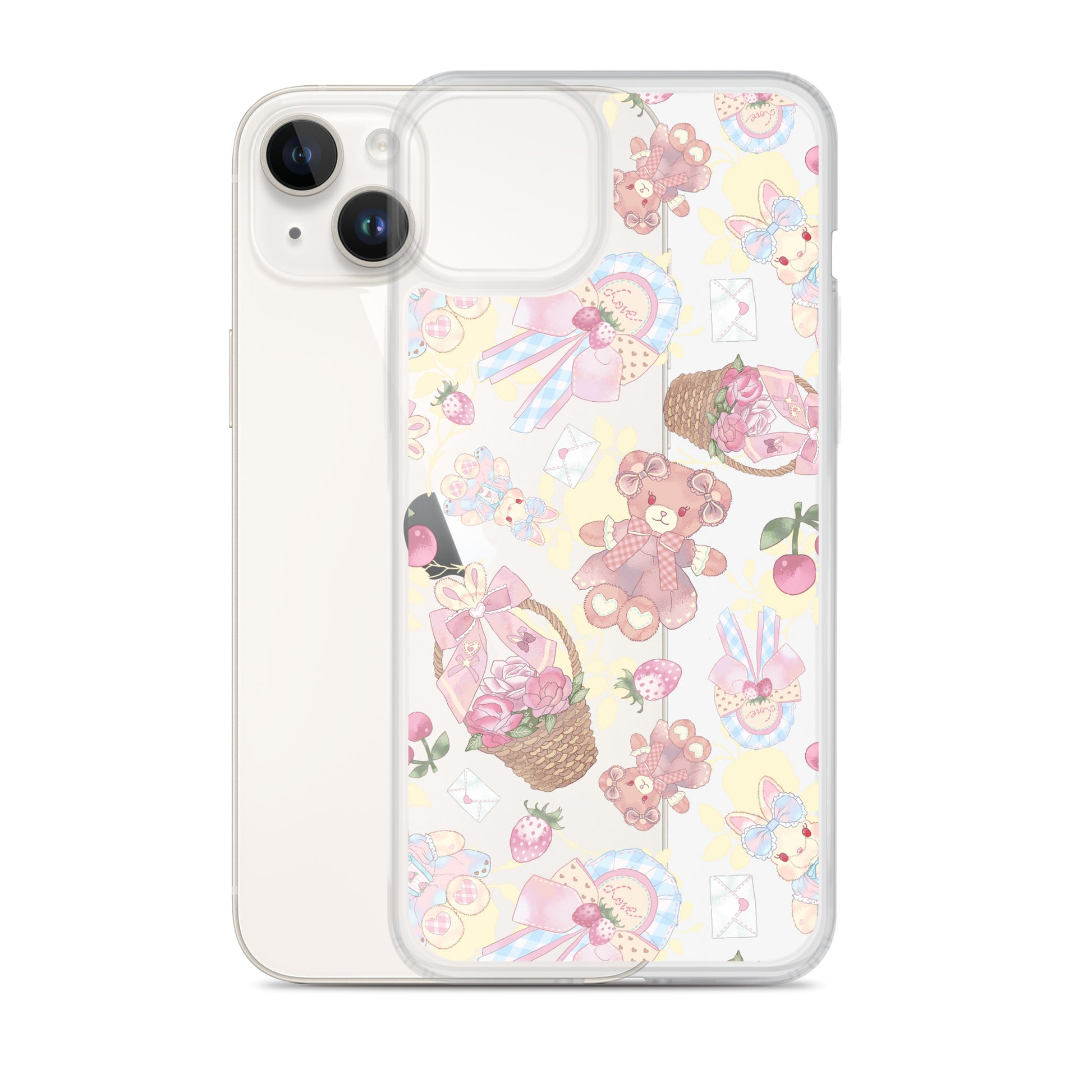 Stylish Sweet Teddy iPhone® Clear Case protects against scratches and dust with a flexible, secure design.