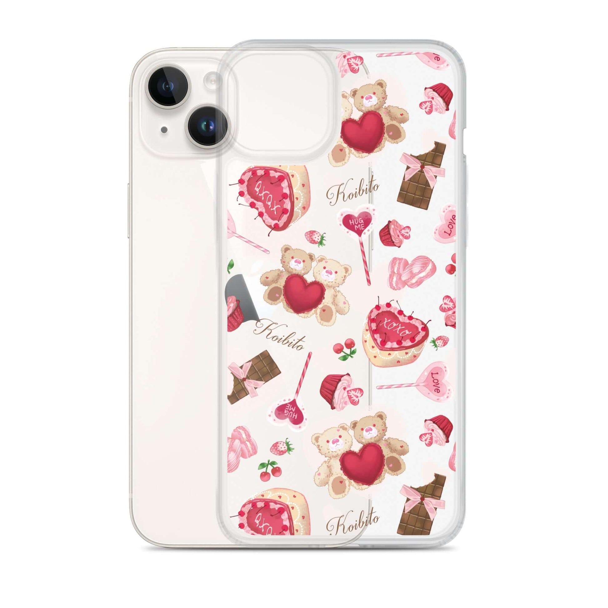 Protect your iPhone® with the Sugar Sweetheart iPhone® Clear Case, featuring a cute and colorful design.