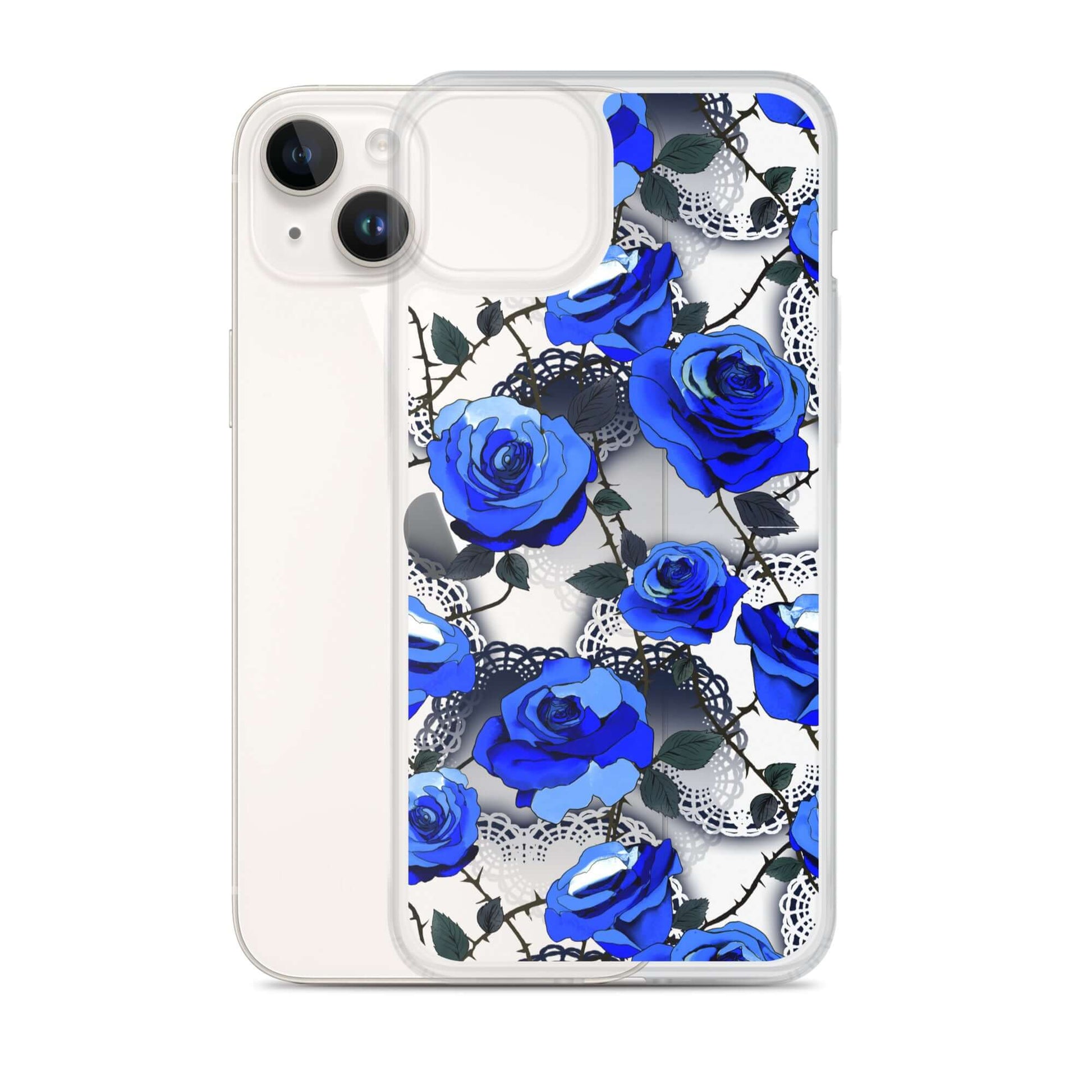 Enchanted Rose iPhone® Clear Case (Transparent) features a beautiful floral design for stylish protection.