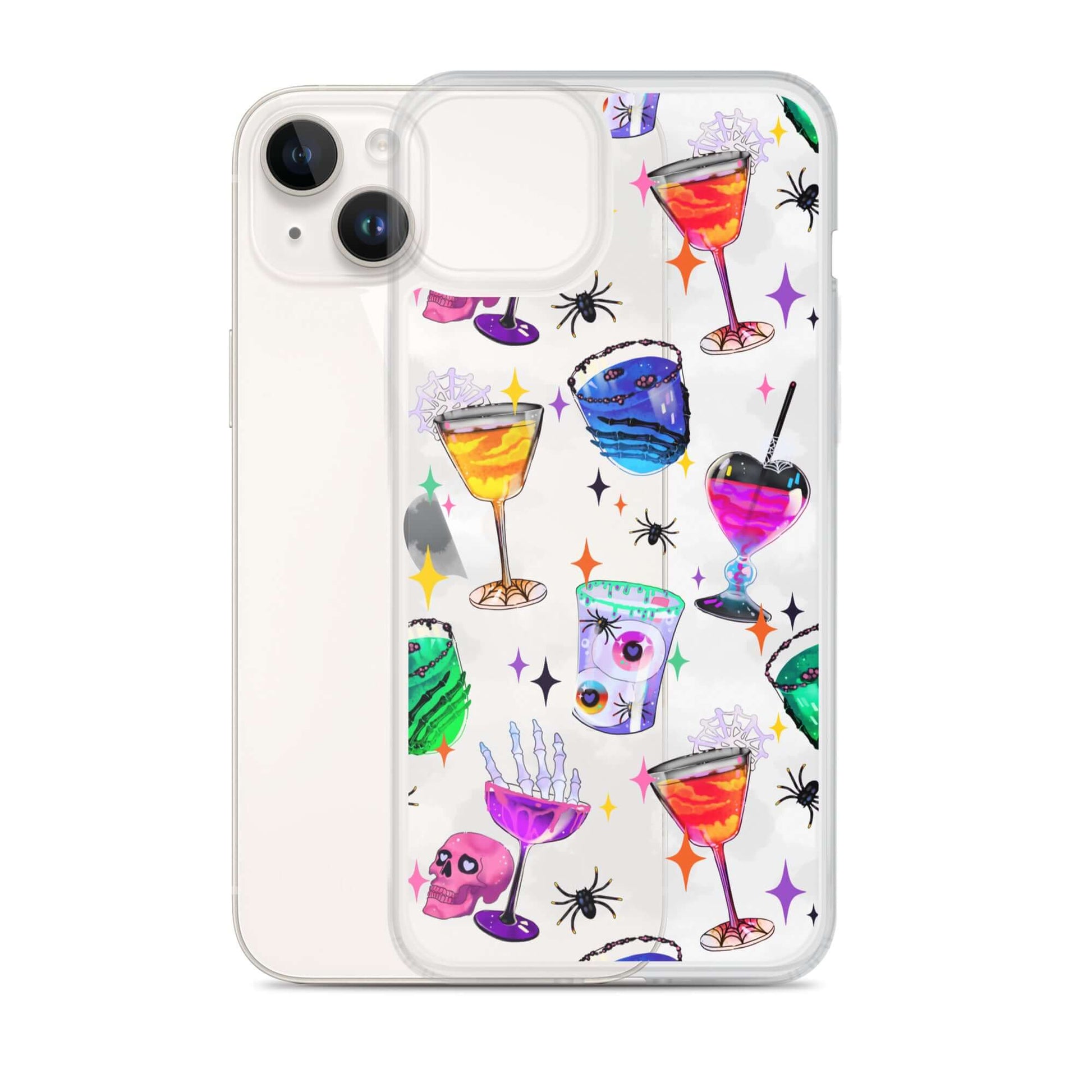 Sleek Monster Party iPhone® Clear Case with fun designs, offering excellent protection from scratches and dirt.
