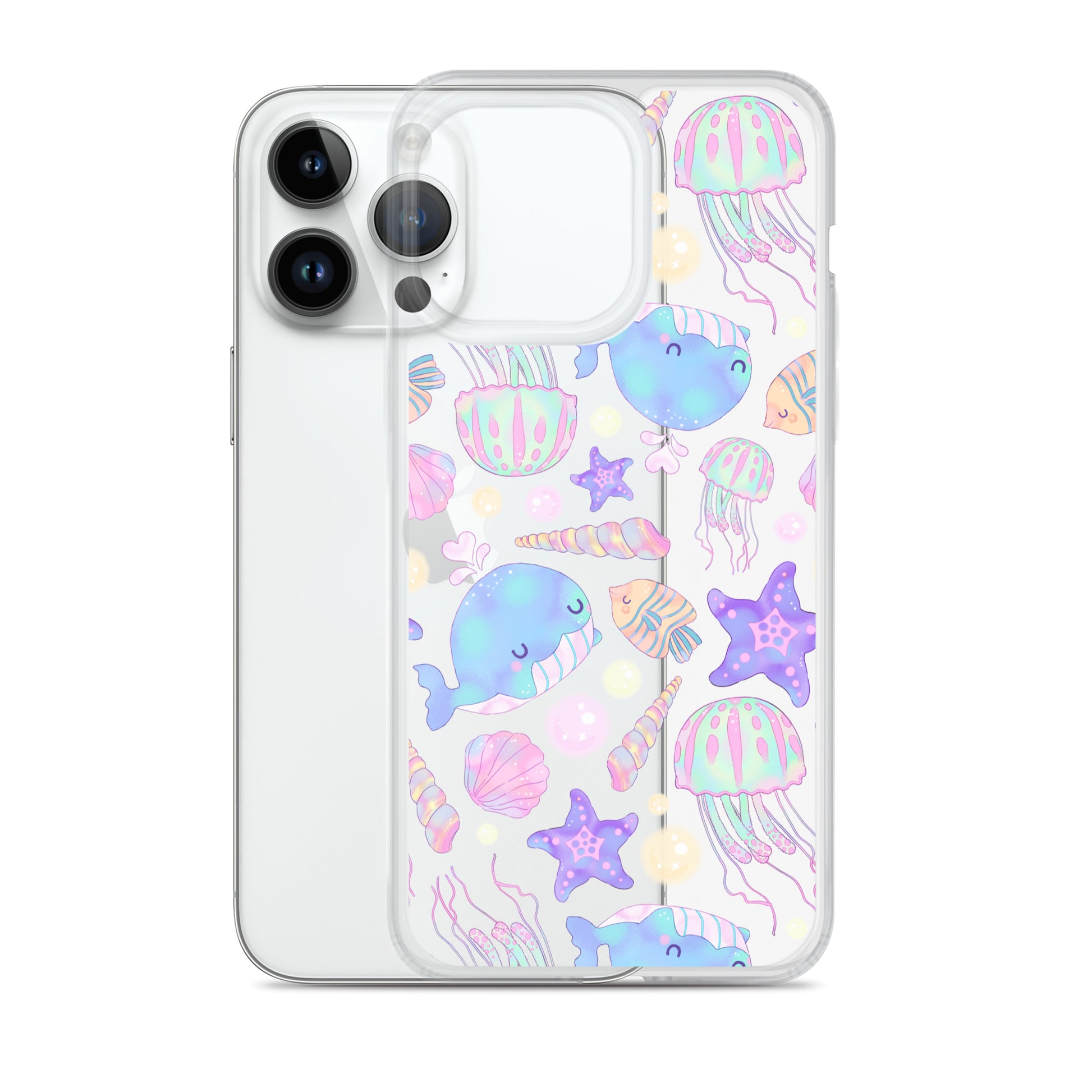 Explore the Under the Sea iPhone® Clear Case, featuring a vibrant marine design and reliable protection for your phone.