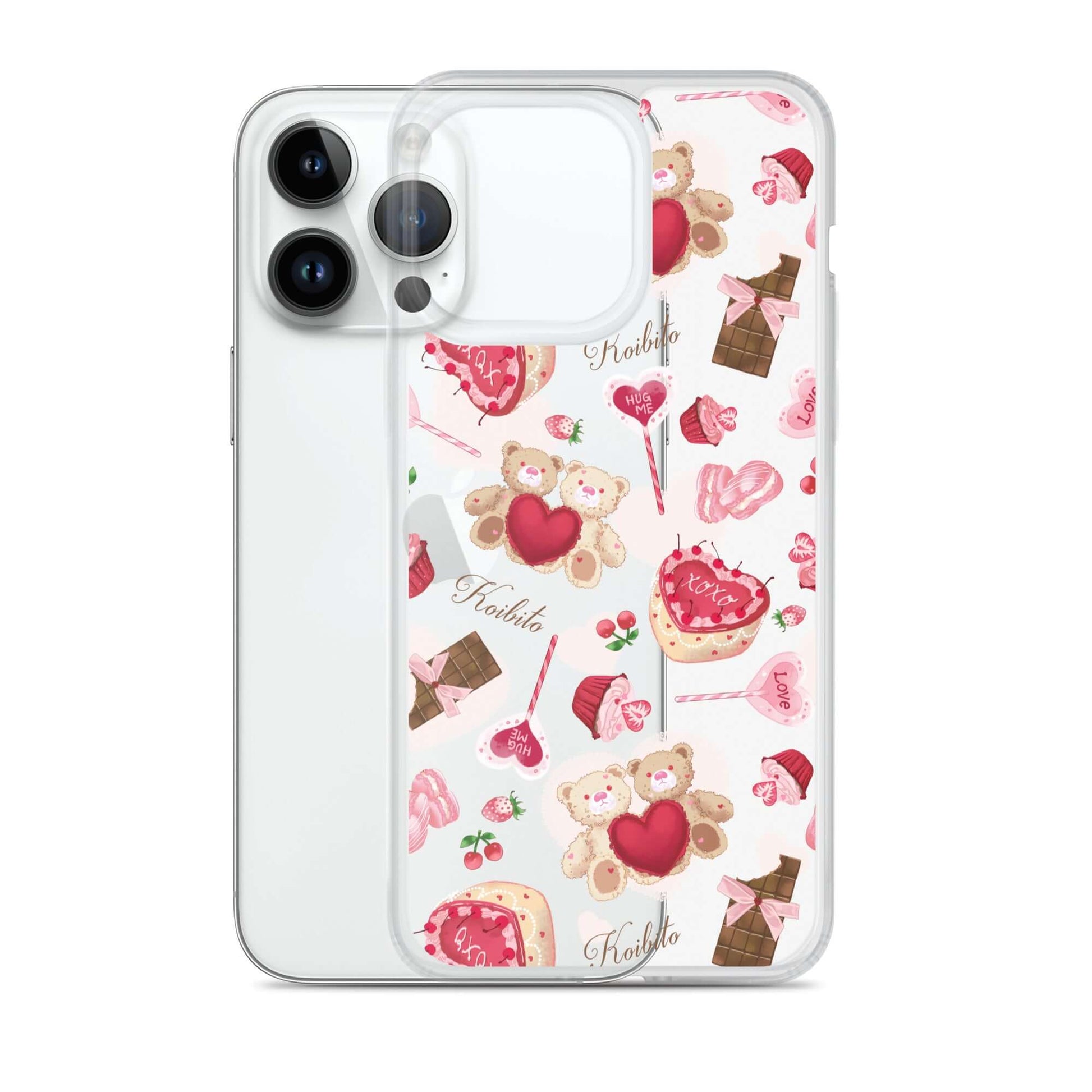 Sleek Sugar Sweetheart iPhone® Clear Case featuring a cute design, perfect for protection and style.