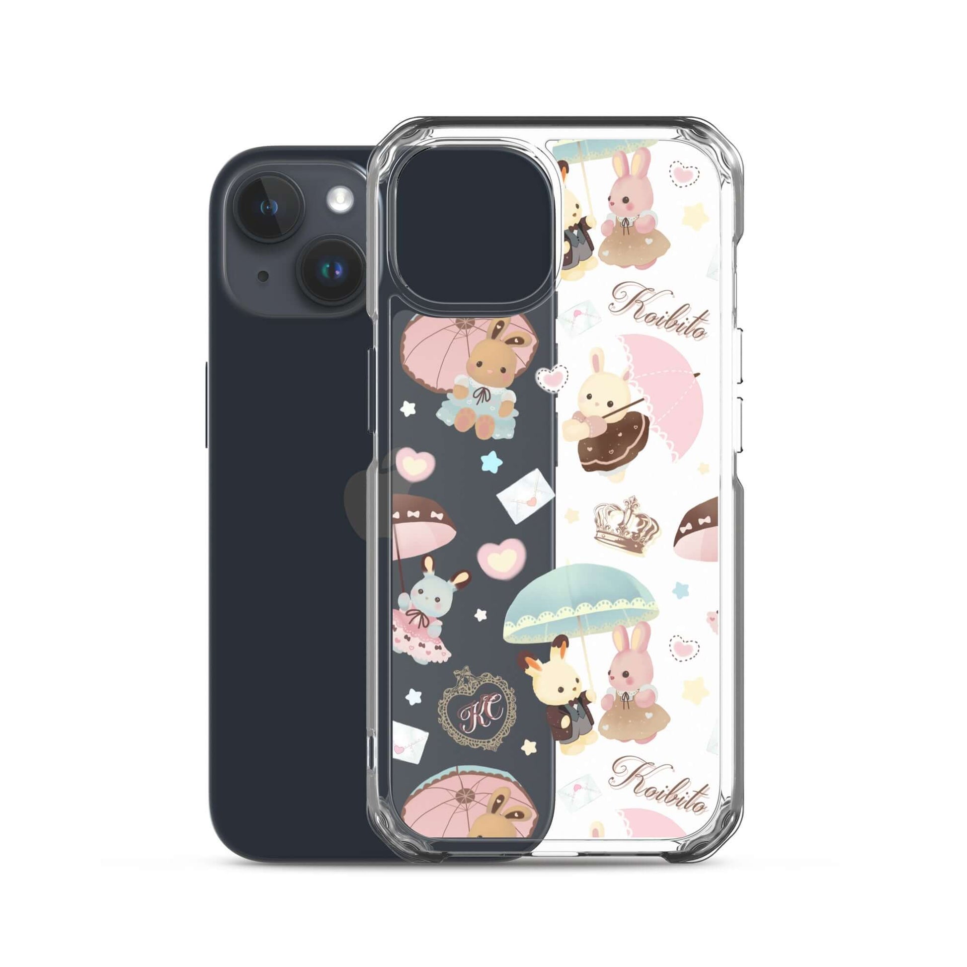 Sleek Parasol Bunny iPhone® Clear Case offers stylish protection against scratches and dirt for your device.