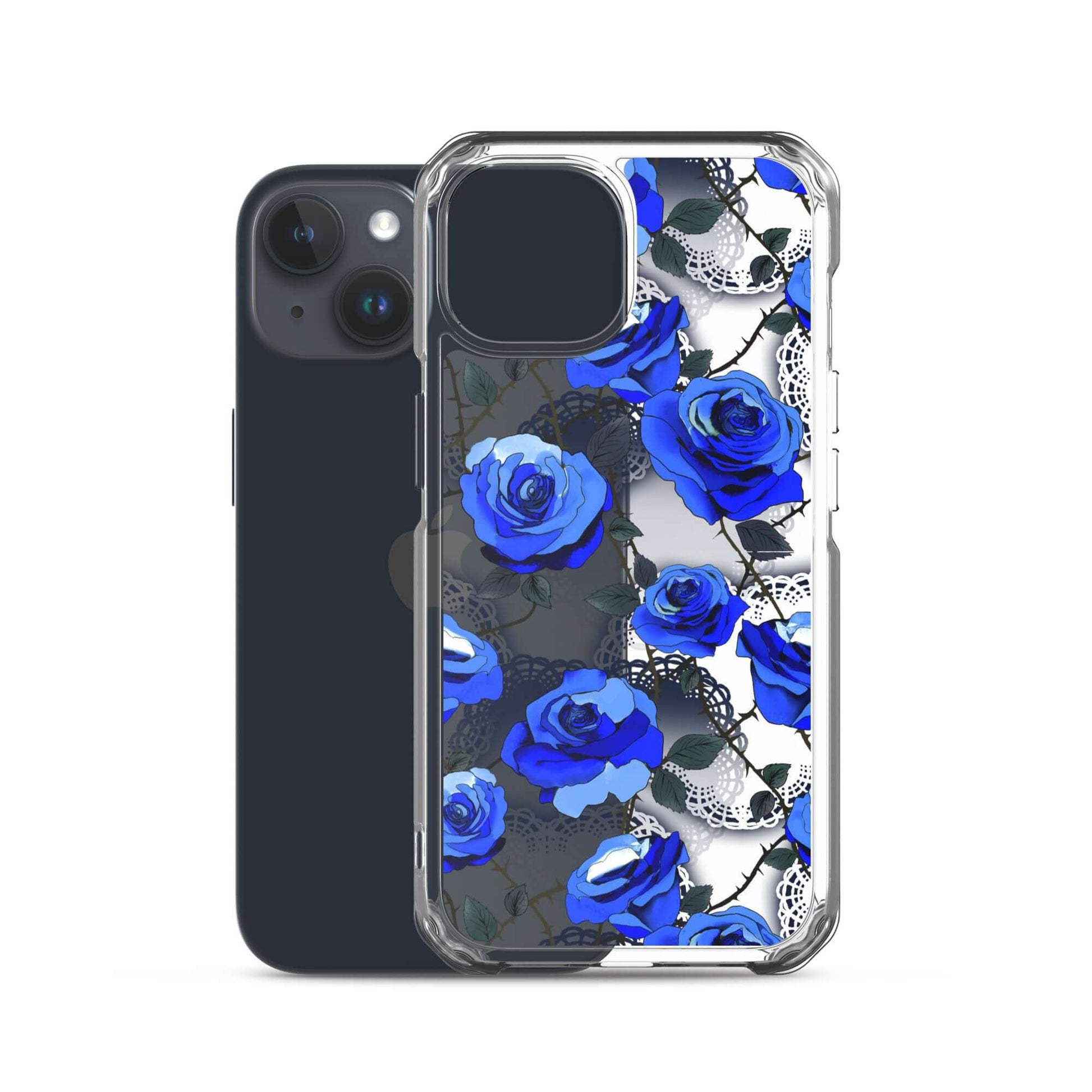 Protect your device with the Enchanted Rose iPhone® Clear Case (Transparent), featuring a stylish floral design.