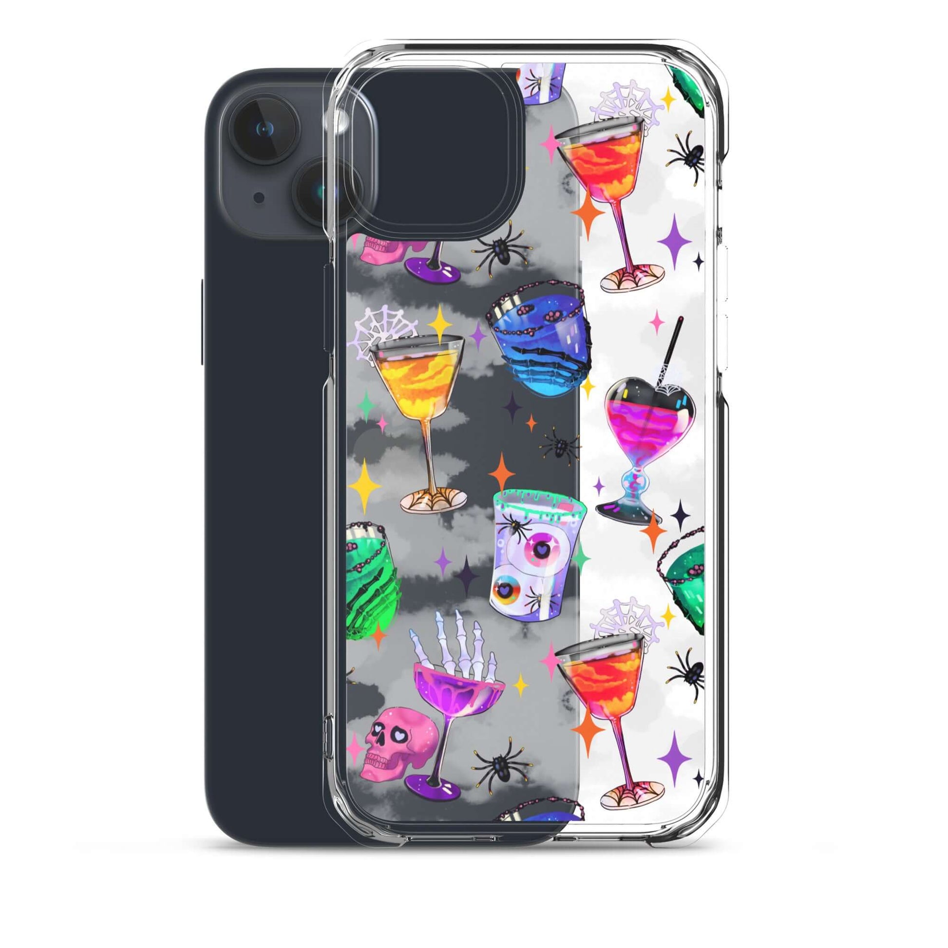 Protect your phone with the Monster Party iPhone® Clear Case, featuring vibrant designs and easy access to ports.