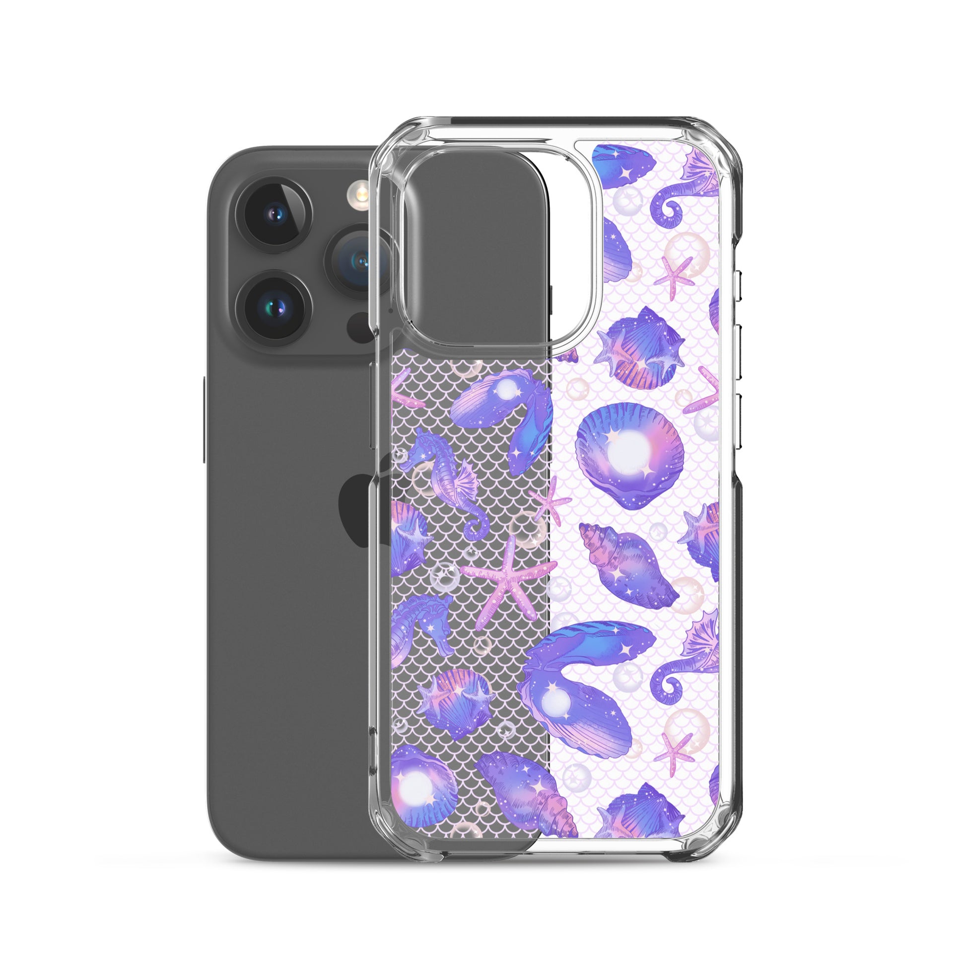 Stylish Sea Princess iPhone® Clear Case offers durable protection and a vibrant shell design for your device.