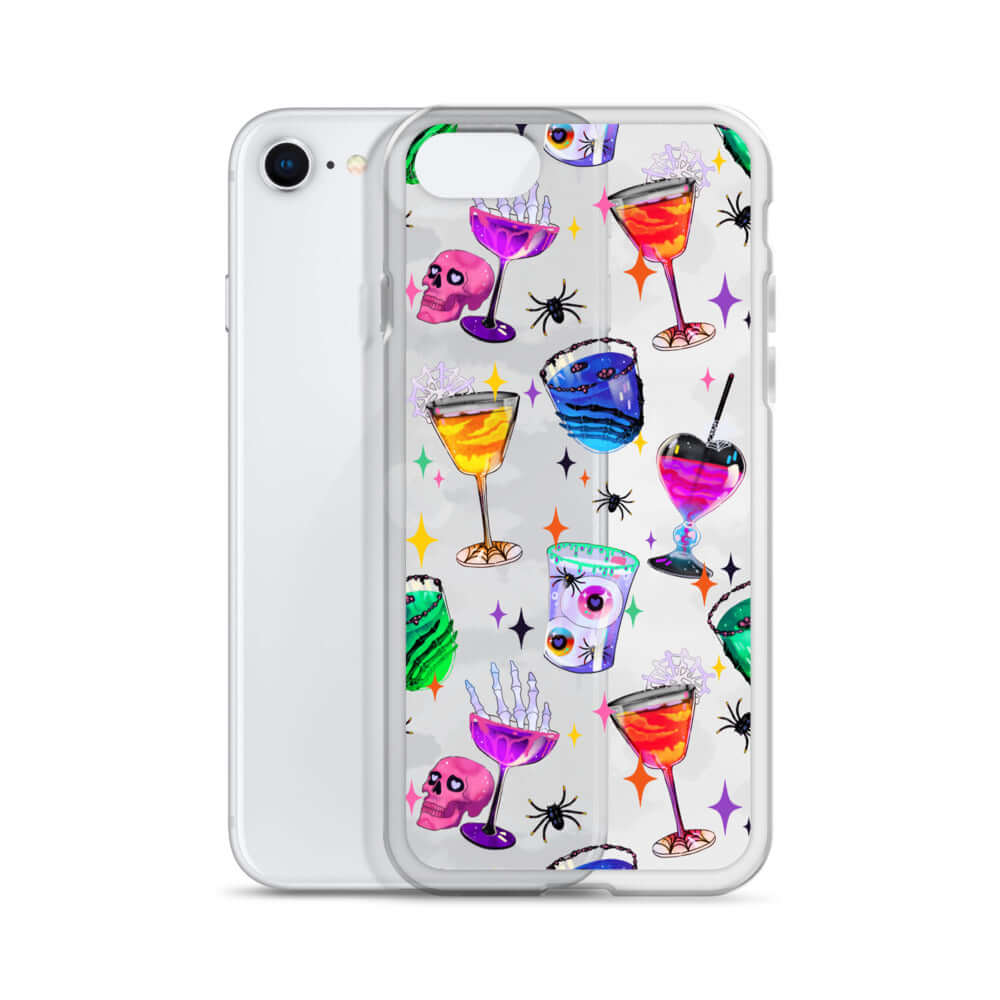 Monster Party iPhone® Clear Case features vibrant designs, protecting your phone from everyday wear and tear.