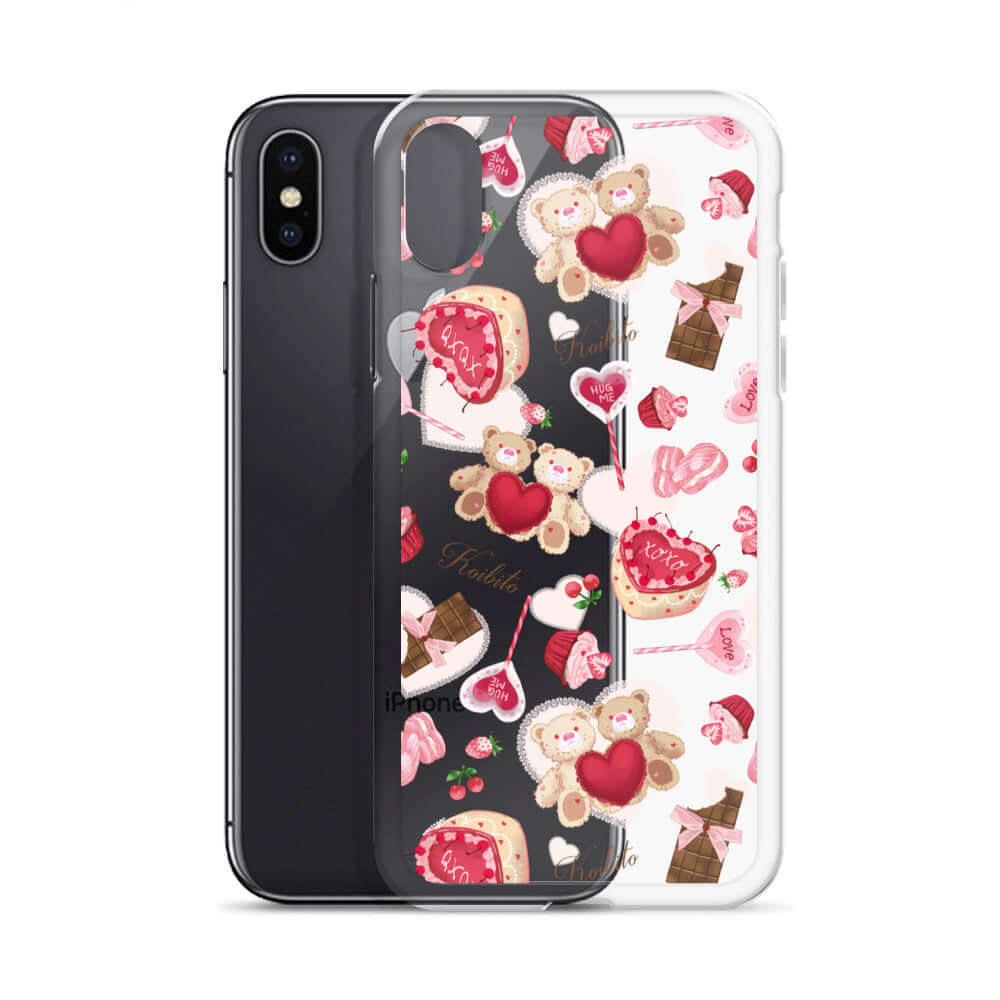 Showcase your style with the Sugar Sweetheart iPhone® Clear Case, offering protection against scratches and dirt.
