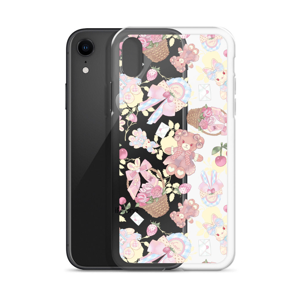 Protect your iPhone® with the Sweet Teddy iPhone® Clear Case, featuring a delightful design and flexible sides for easy use.