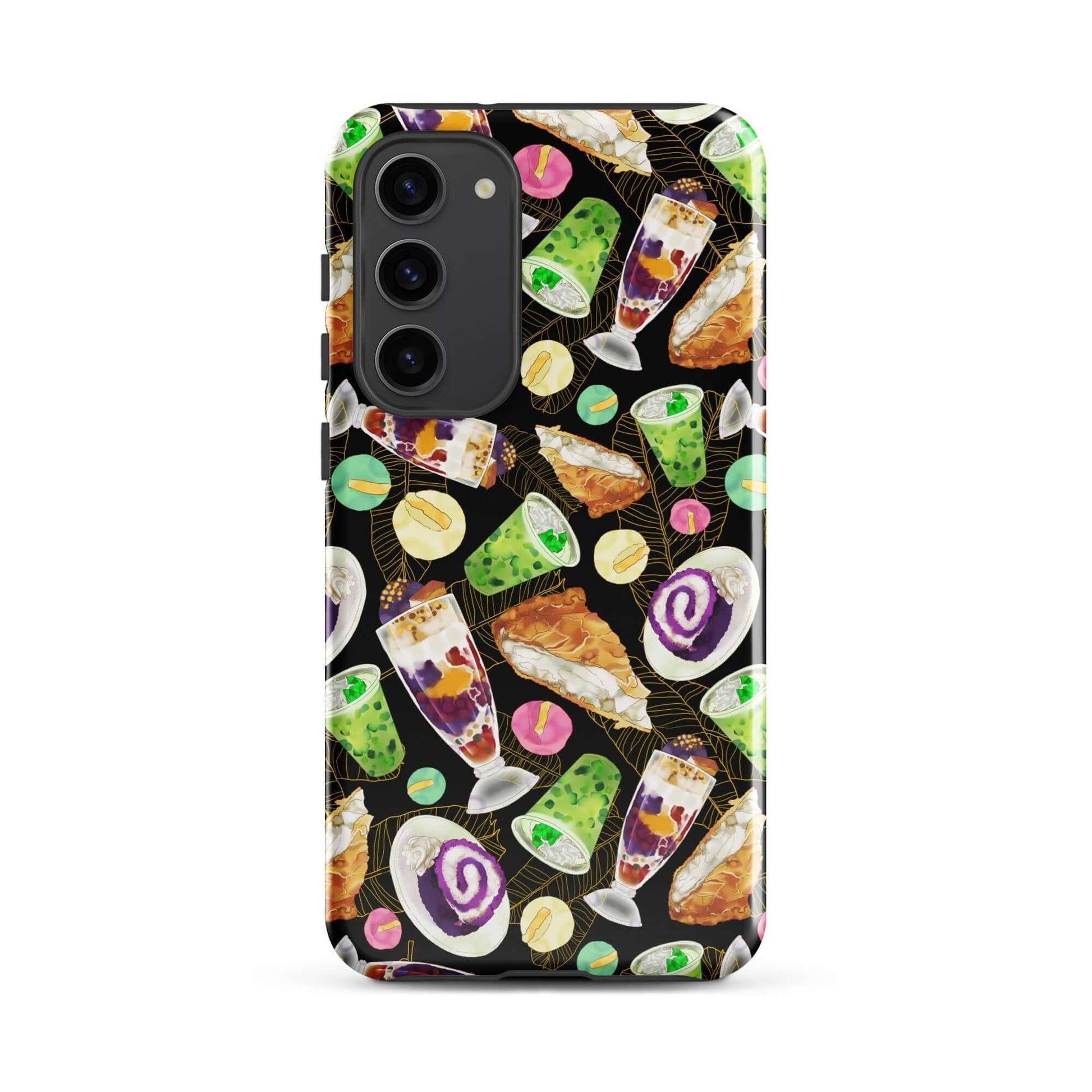 Protect your Samsung with the Filipino Dessert Samsung® Tough Case, featuring vibrant designs of beloved treats.