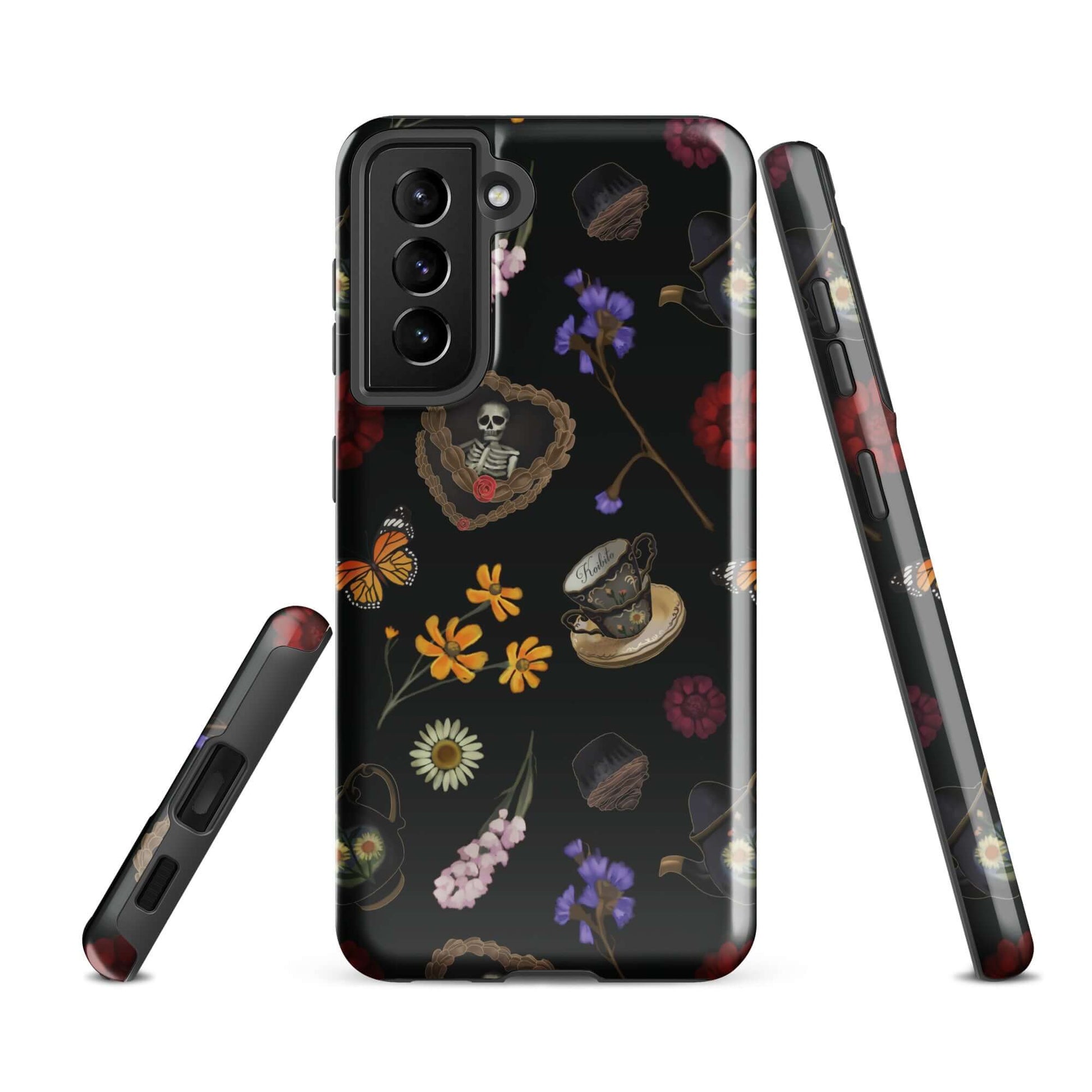 Gothic Tea Time Samsung® Tough Case showcases elegant designs while providing superior protection for your phone.