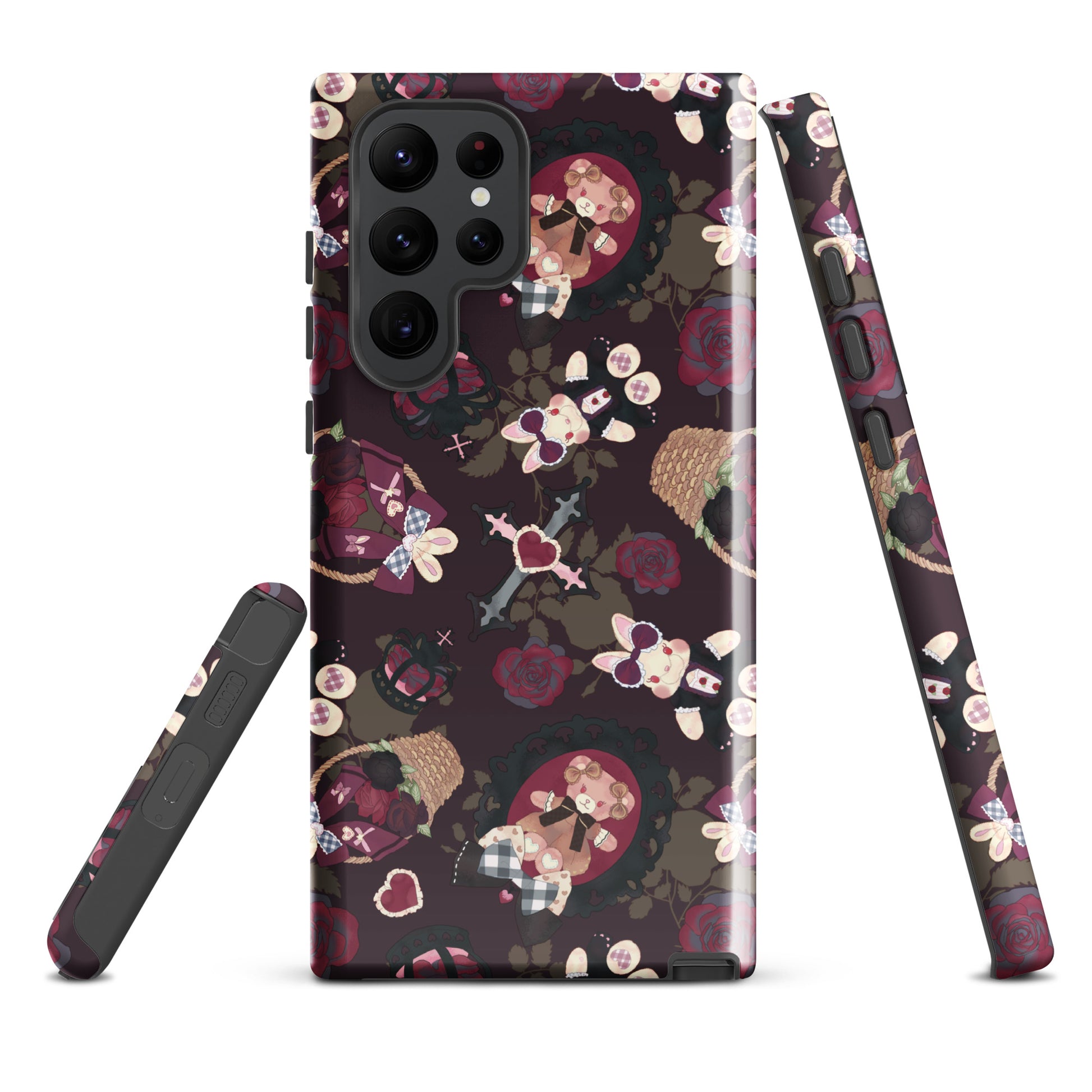 Gothic Teddy Samsung® Tough Case showcases a colorful, artistic design with durable, shock-absorbing protection.