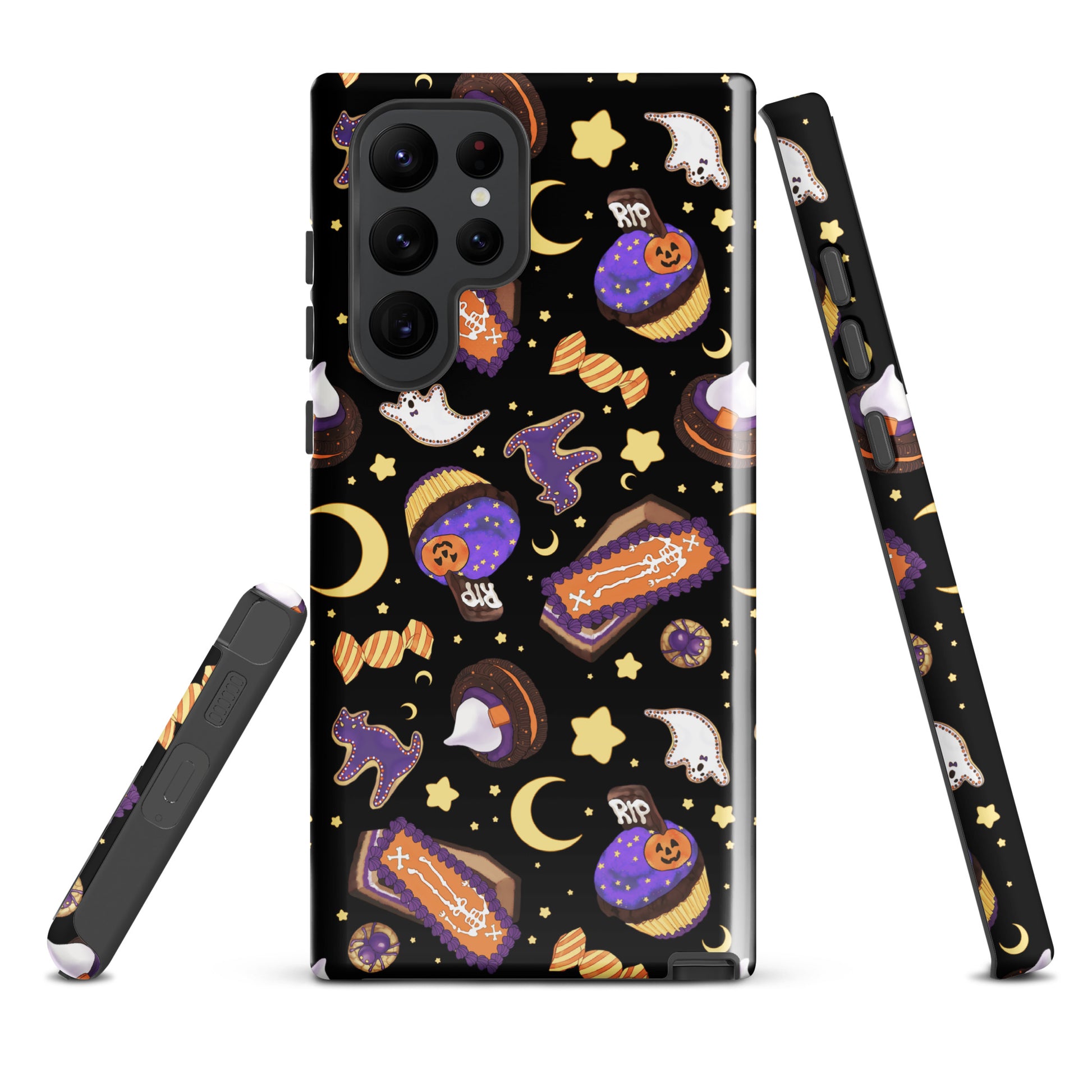 Halloween Treat Samsung® Tough Case featuring fun designs, impact-resistant materials for maximum phone protection.