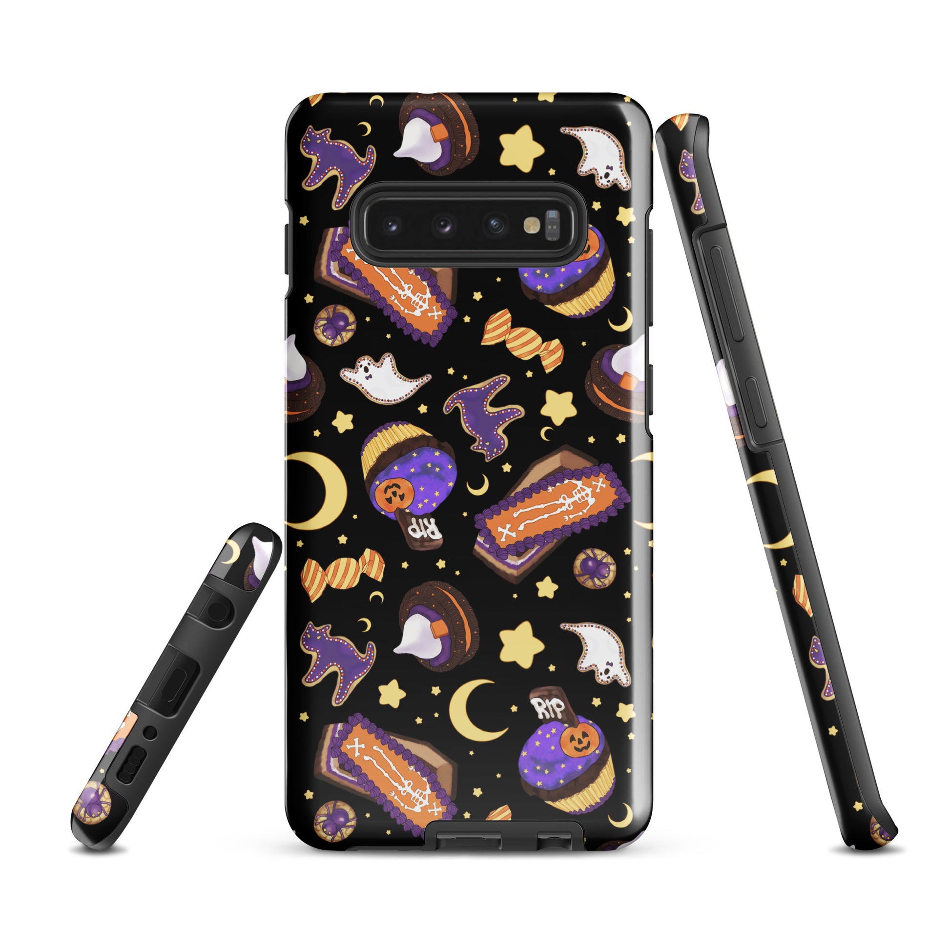 Stylish Halloween Treat Samsung® Tough Case featuring vibrant designs, ensuring durability and protection for your phone.