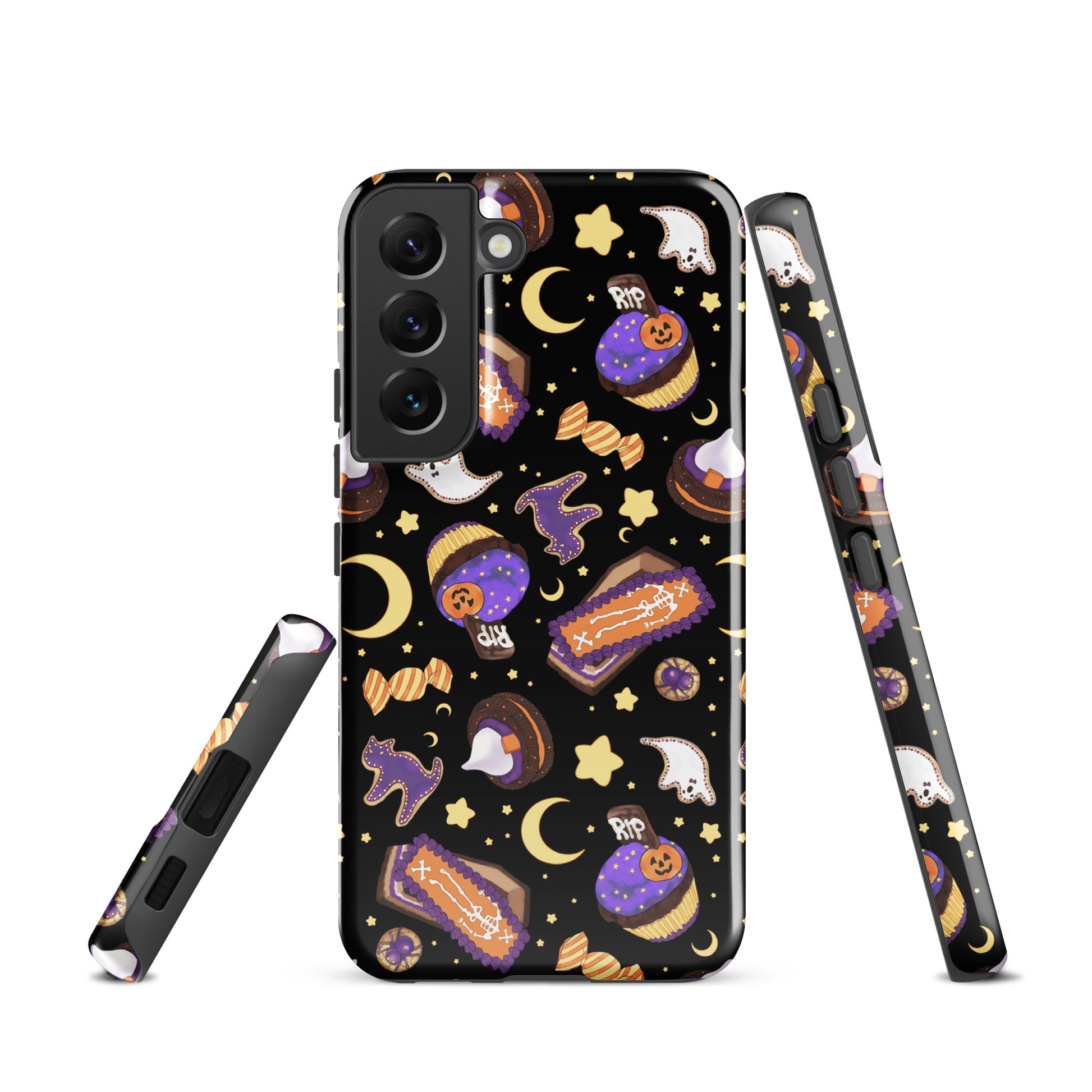 Stylish Halloween Treat Samsung® Tough Case featuring festive designs to protect your phone with durable materials.