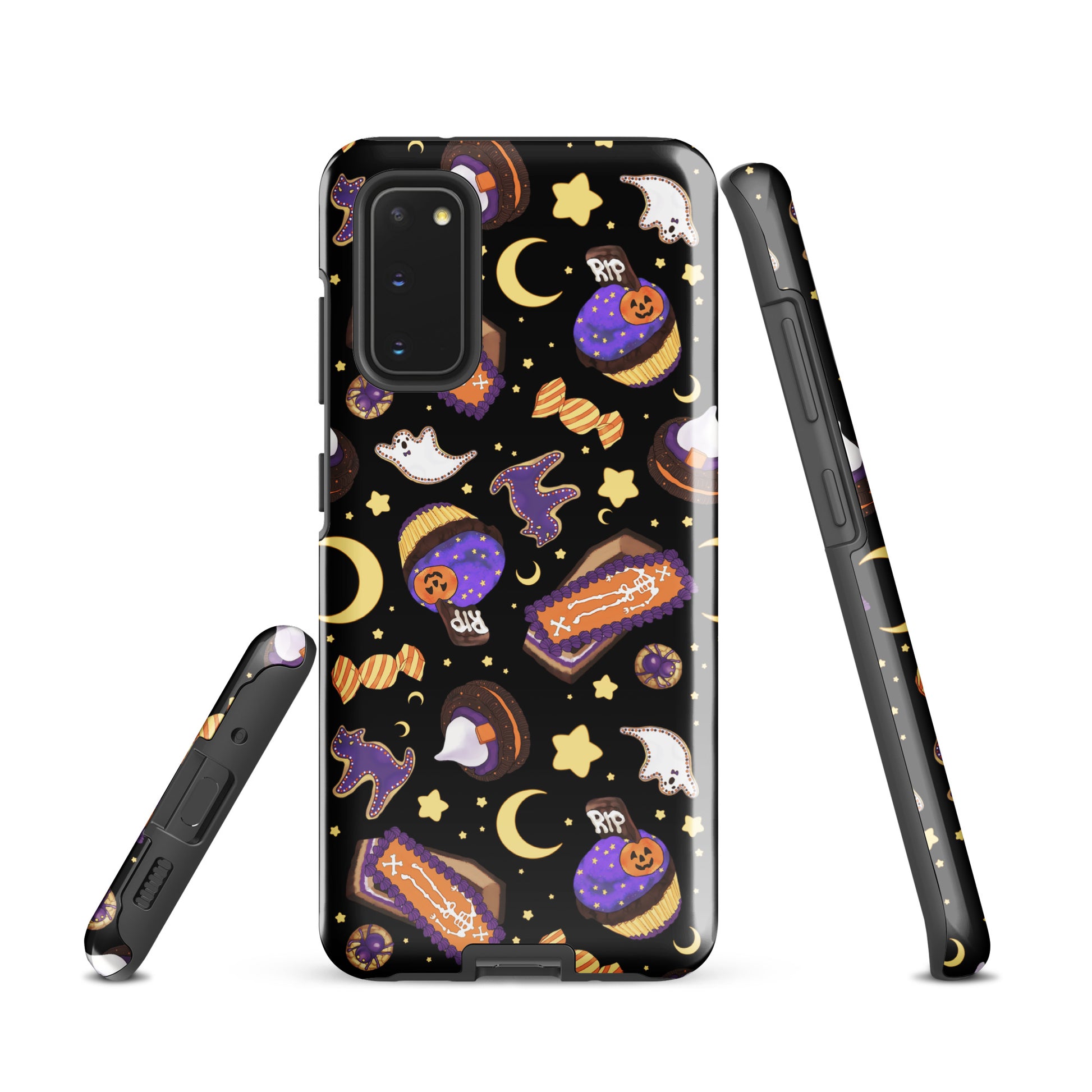 Stylish Halloween Treat Samsung® Tough Case featuring vibrant designs to protect your phone with durability and flair.