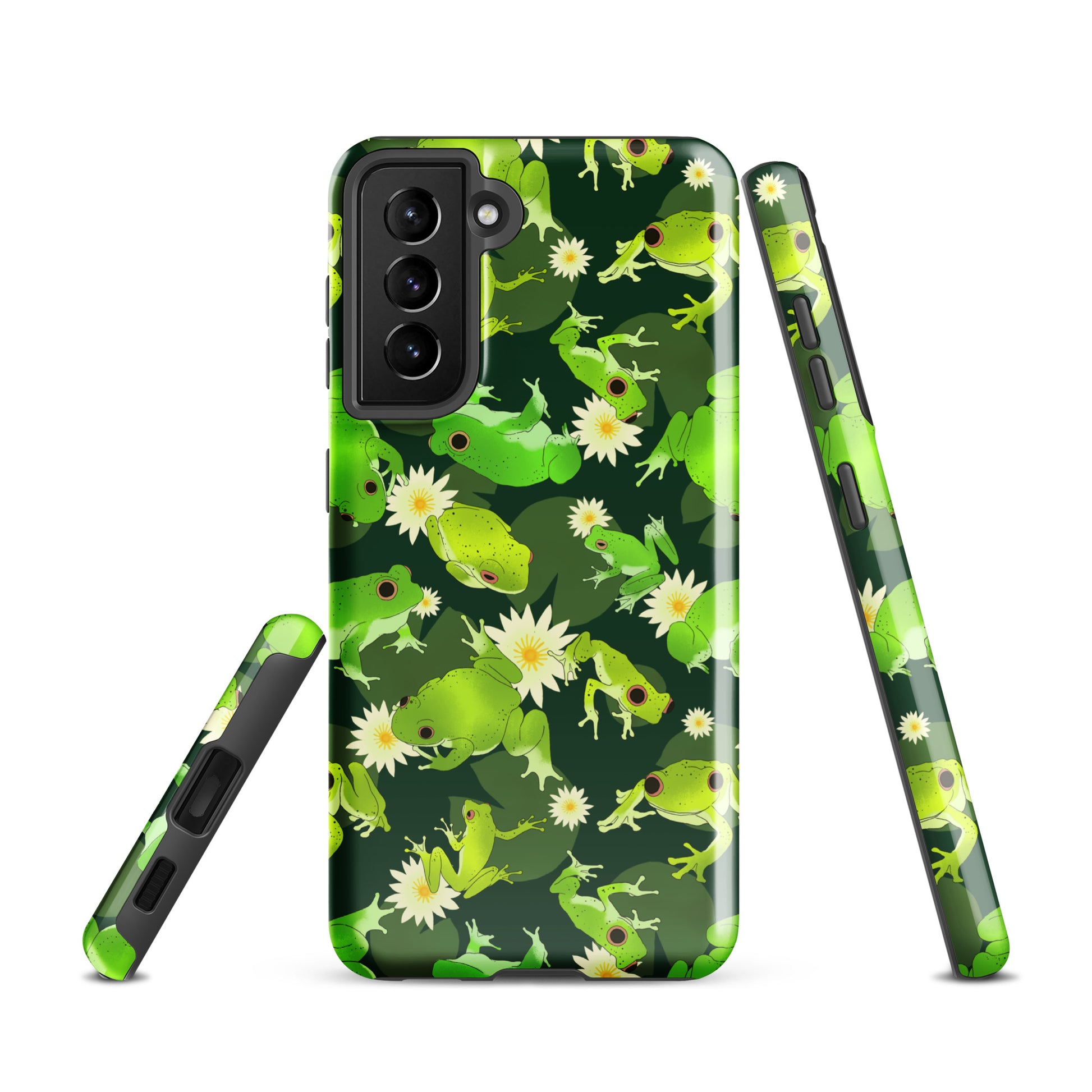 Protect your Samsung with the Kero-kero Samsung® Tough Case, combining style and durability in an artistic design.