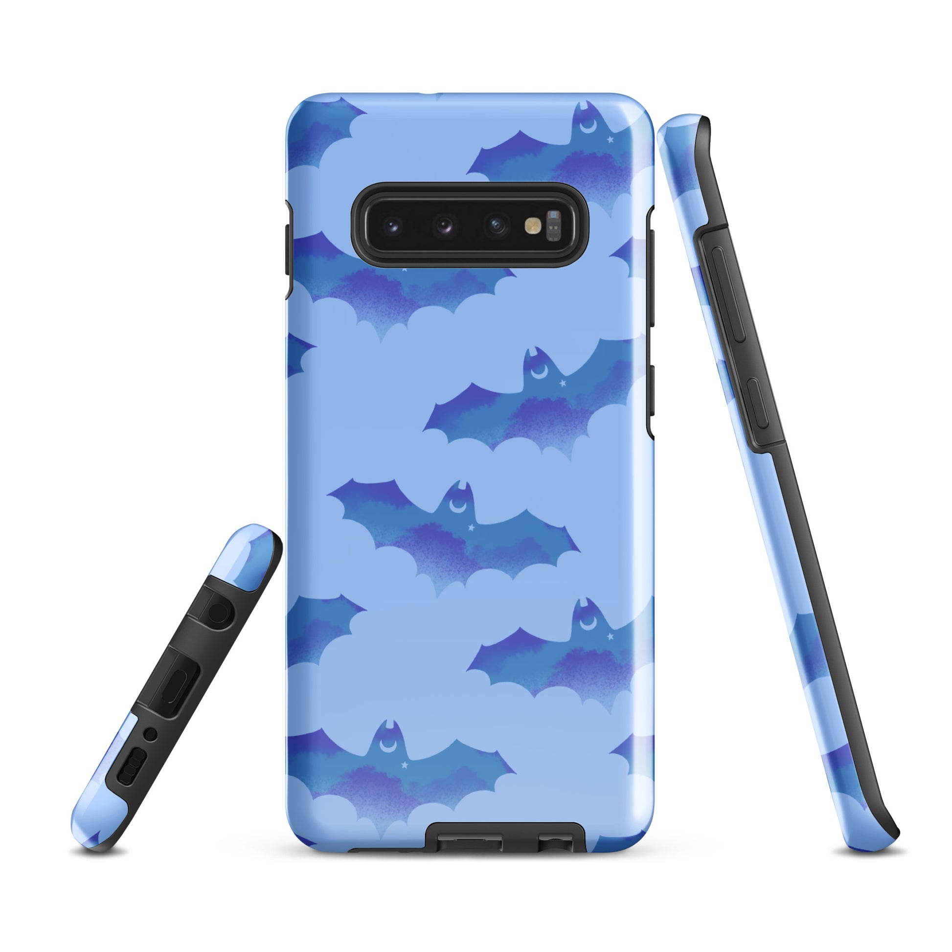 Stylish Lilith Samsung® Tough Case featuring a bat design, offering durability and impact protection for your phone.