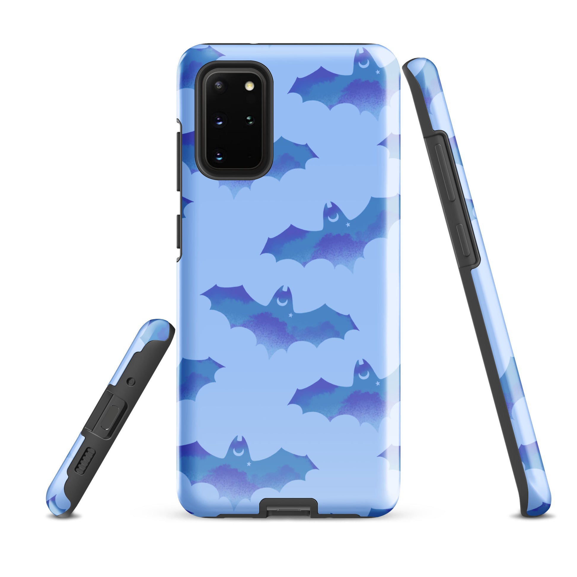 Stylish Lilith Samsung® Tough Case showcases a bat design, combining art with durability for ultimate phone protection.