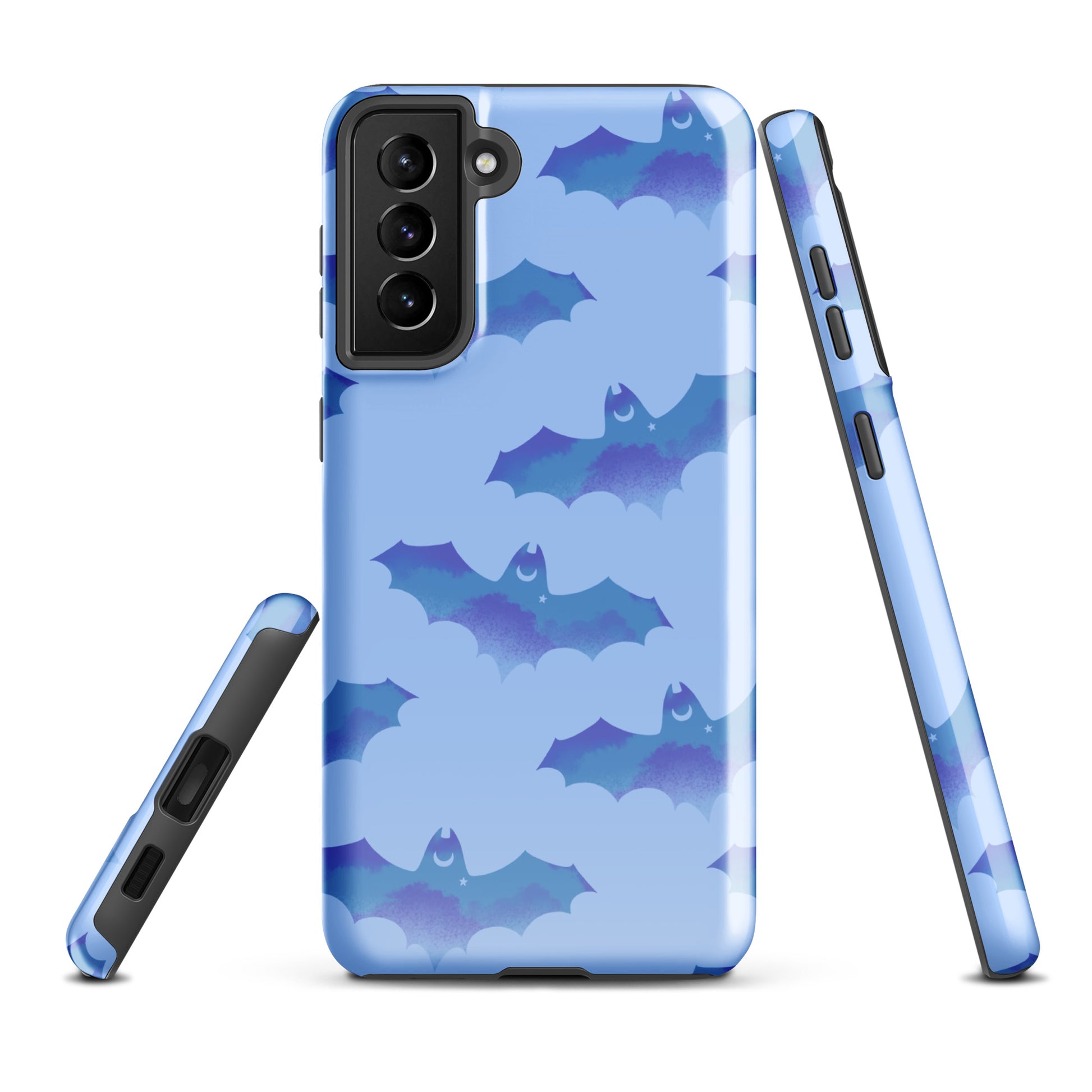 Stylish Lilith Samsung® Tough Case featuring a bat design, offering durable protection for your phone. Perfect for art lovers!