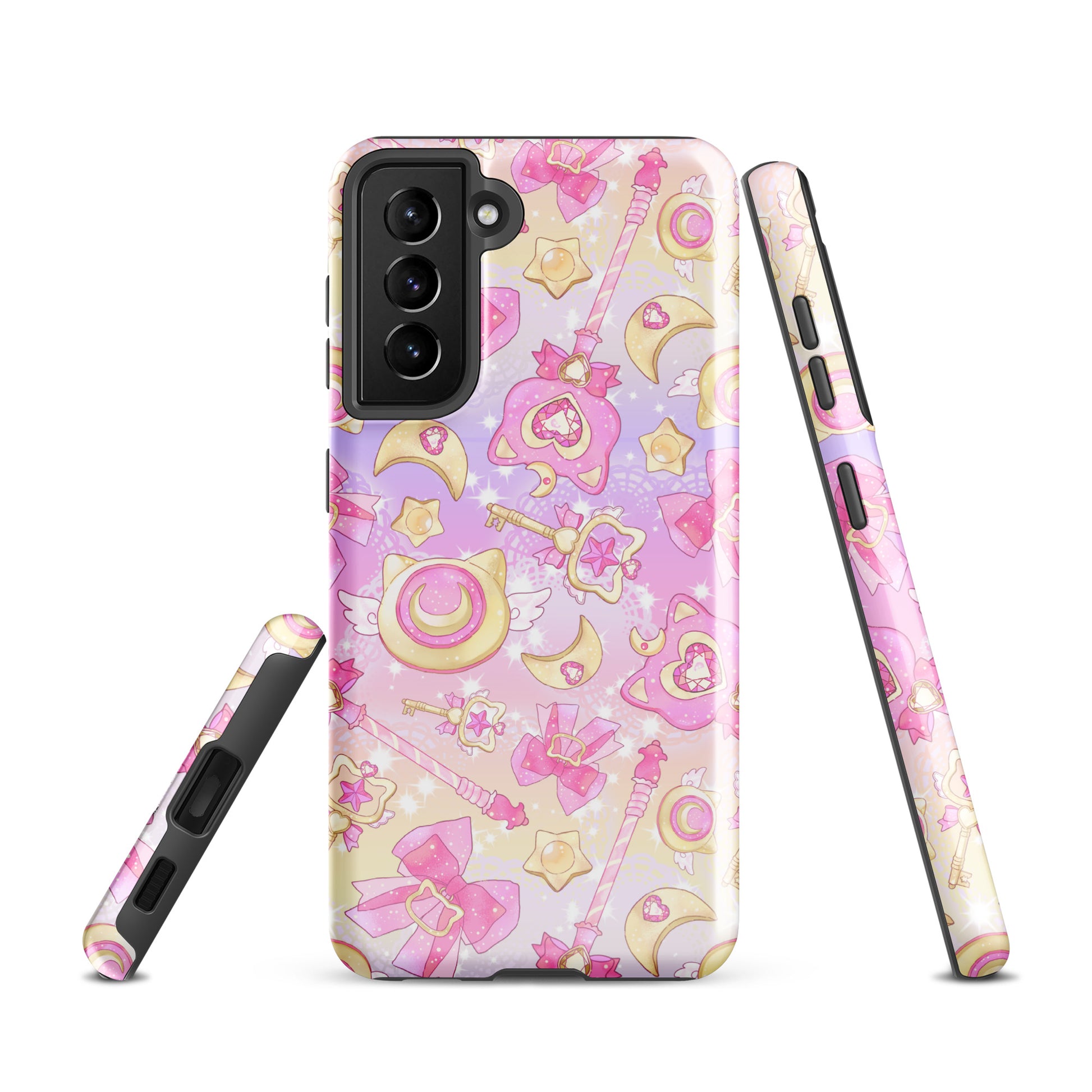 Protect your phone with the Magical Girl Samsung® Tough Case, featuring vibrant magical girl designs and impact resistance.
