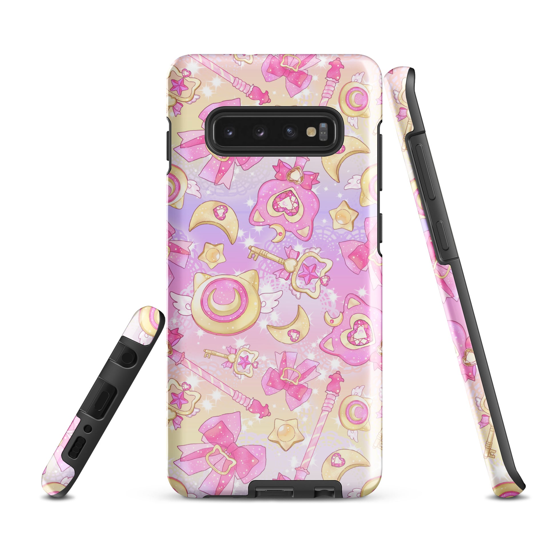 Colorful Magical Girl Samsung® Tough Case, featuring vibrant designs to protect your phone in style. Perfect for fans!
