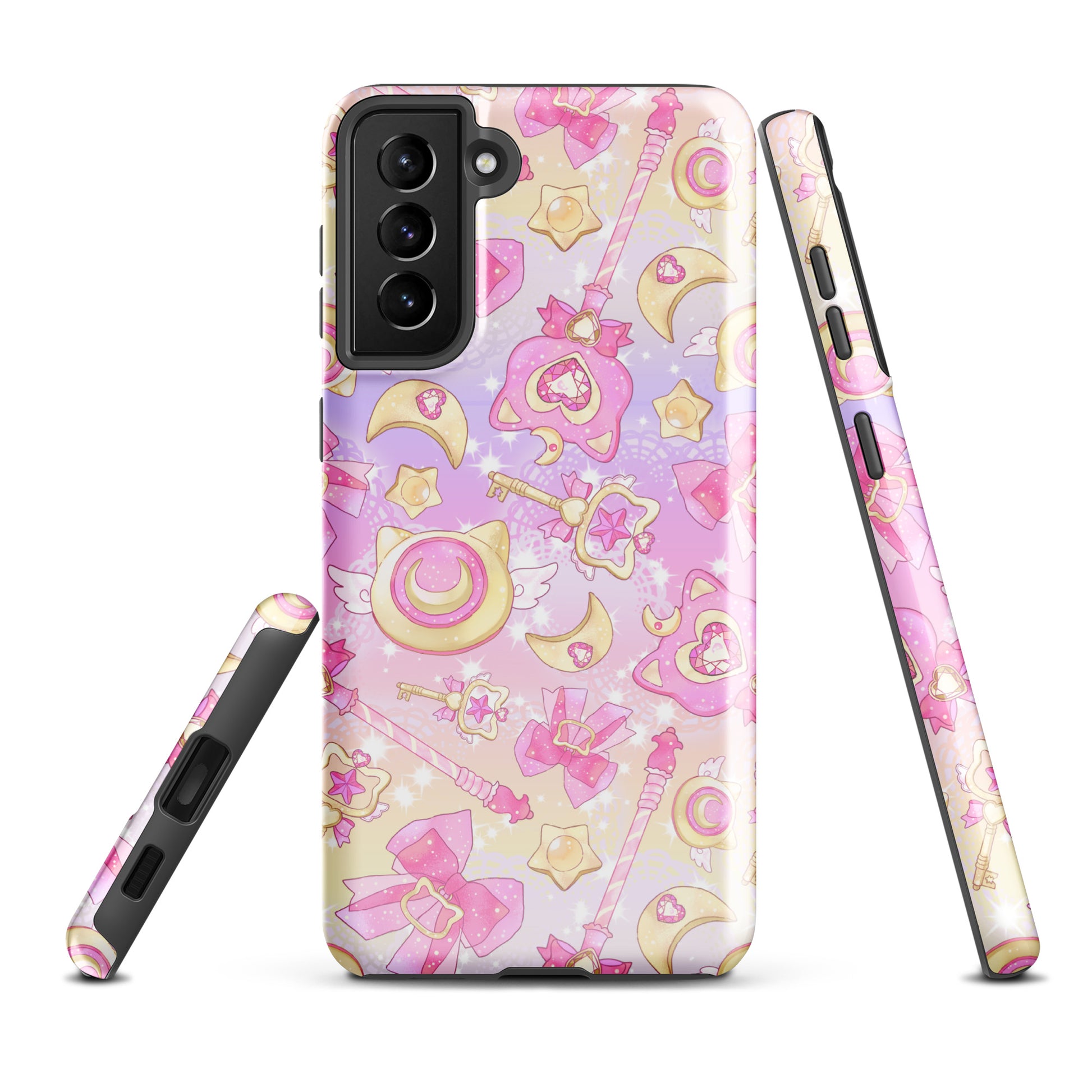 Protect your phone in style with the Magical Girl Samsung® Tough Case, featuring vibrant magical designs and durability.