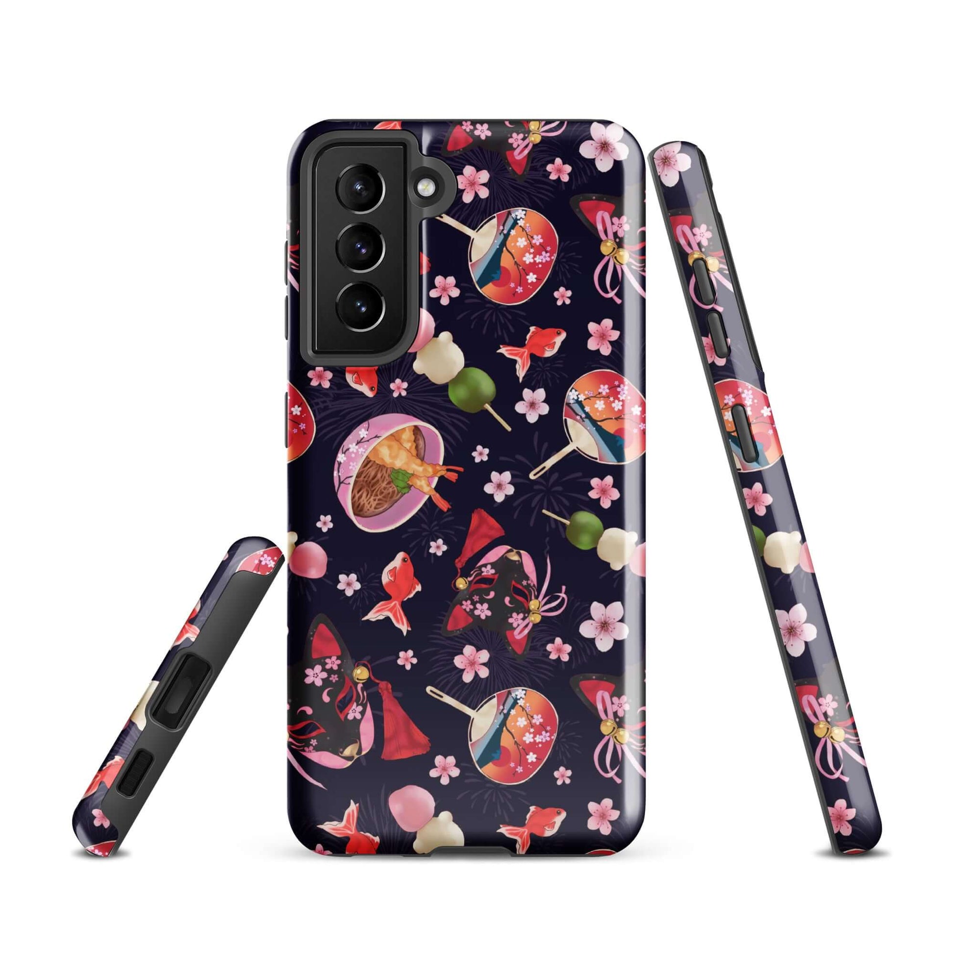 Matsuri Samsung® Tough Case features vibrant designs and dual-layer protection for your Galaxy S21. Stylish and durable.