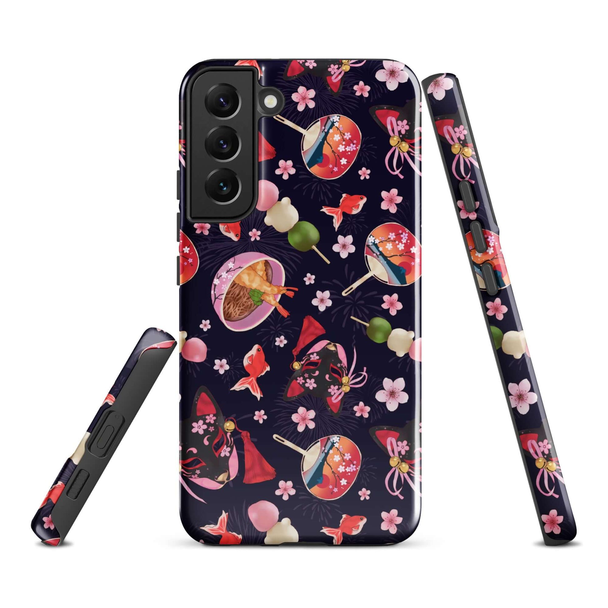 Matsuri Samsung® Tough Case features a vibrant design, ensuring style and protection for your device.
