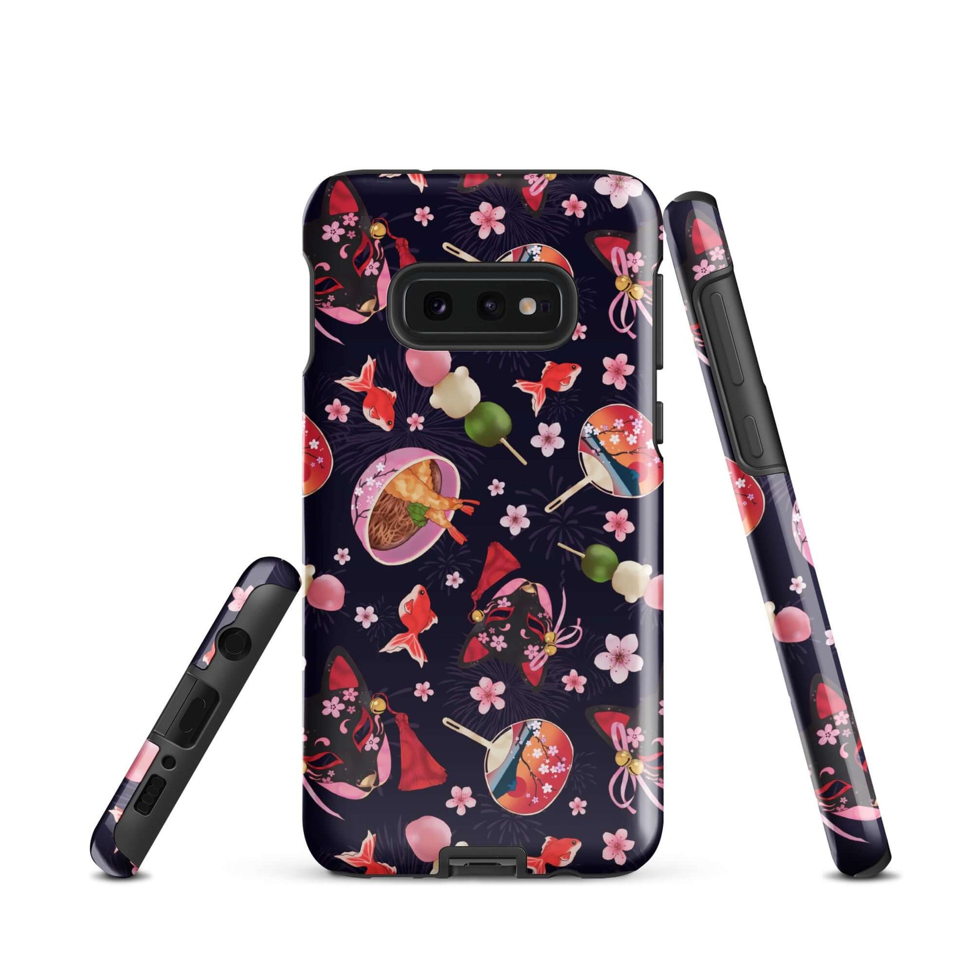 Matsuri Samsung® Tough Case features vibrant designs, combining durability with artistic flair for ultimate phone protection.