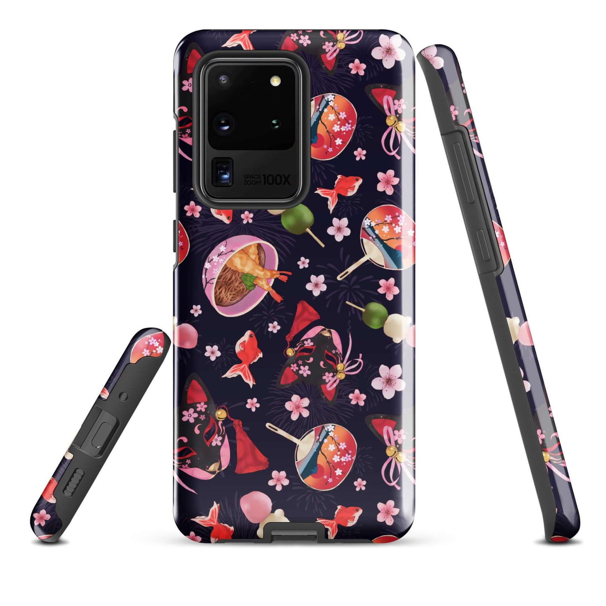 Protect your phone with the stylish Matsuri Samsung® Tough Case, featuring vibrant designs and durable, shock-absorbing materials.