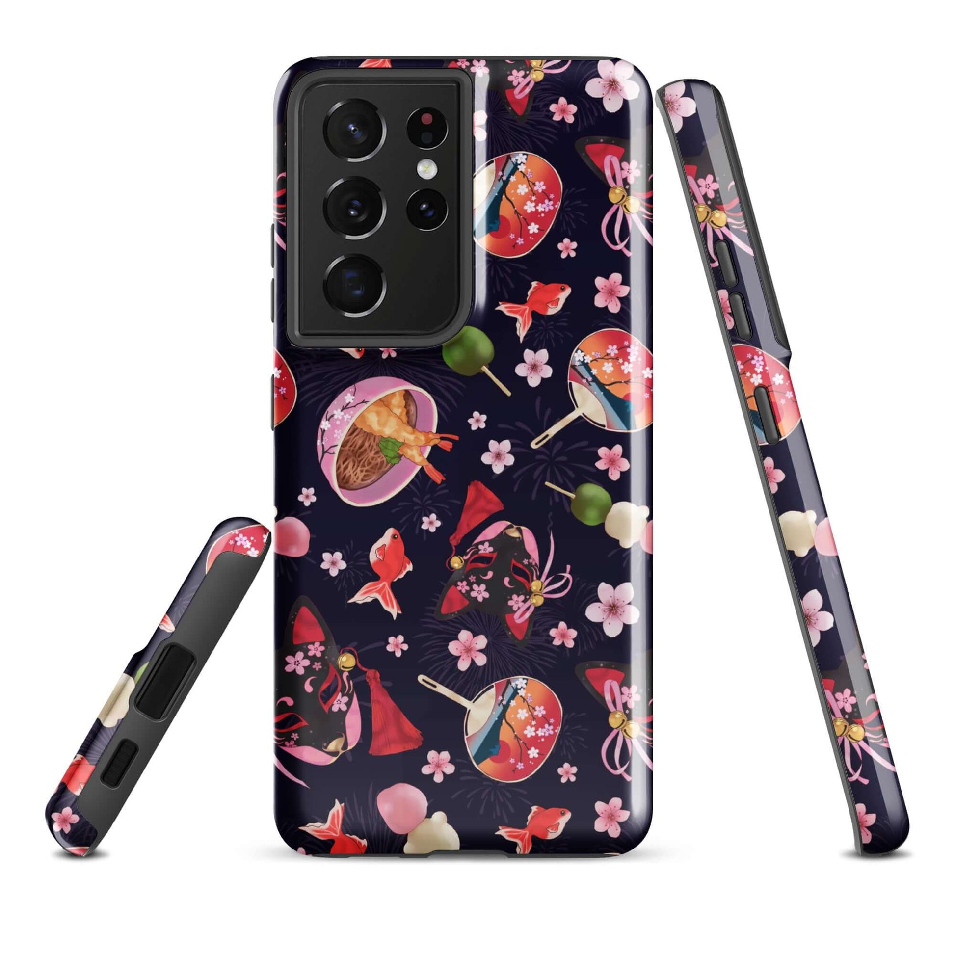 Stylish Matsuri Samsung® Tough Case features vibrant designs and dual-layer protection to keep your phone safe and chic.