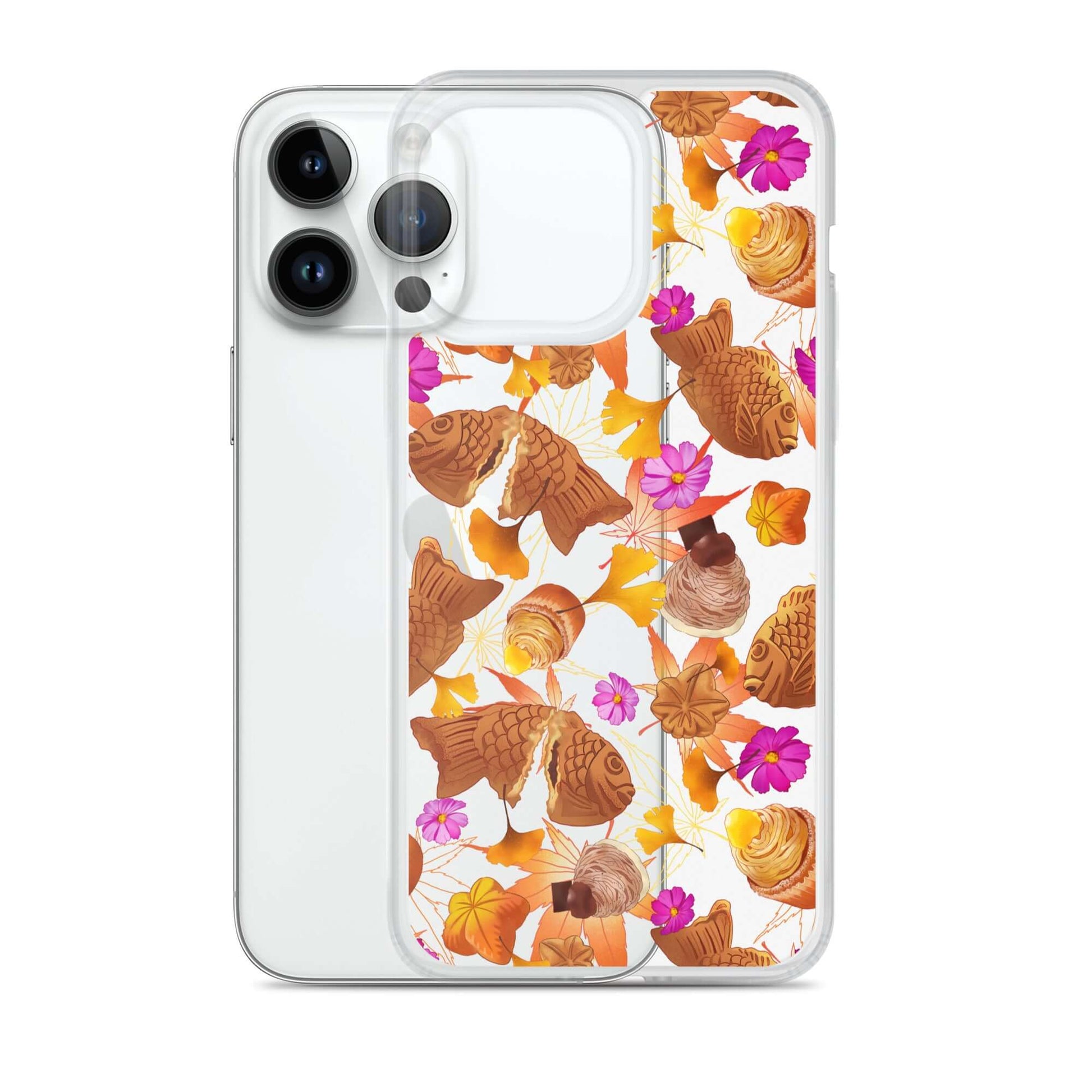 Protect your phone stylishly with the Momiji iPhone® Clear Case, featuring vibrant designs and durable materials.