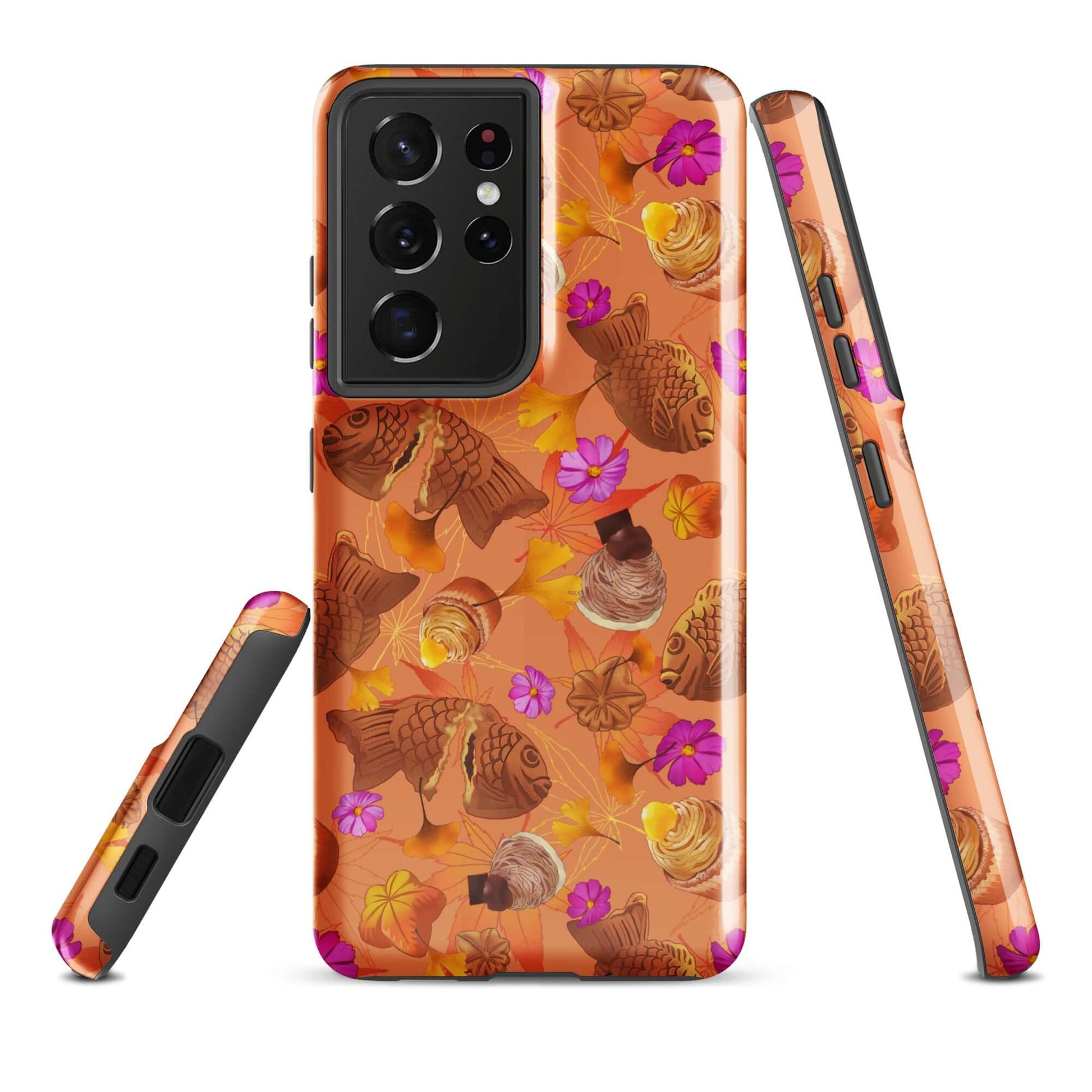 Stylish Momiji Samsung® Tough Case featuring vibrant designs, ensuring durability and protection for your phone.