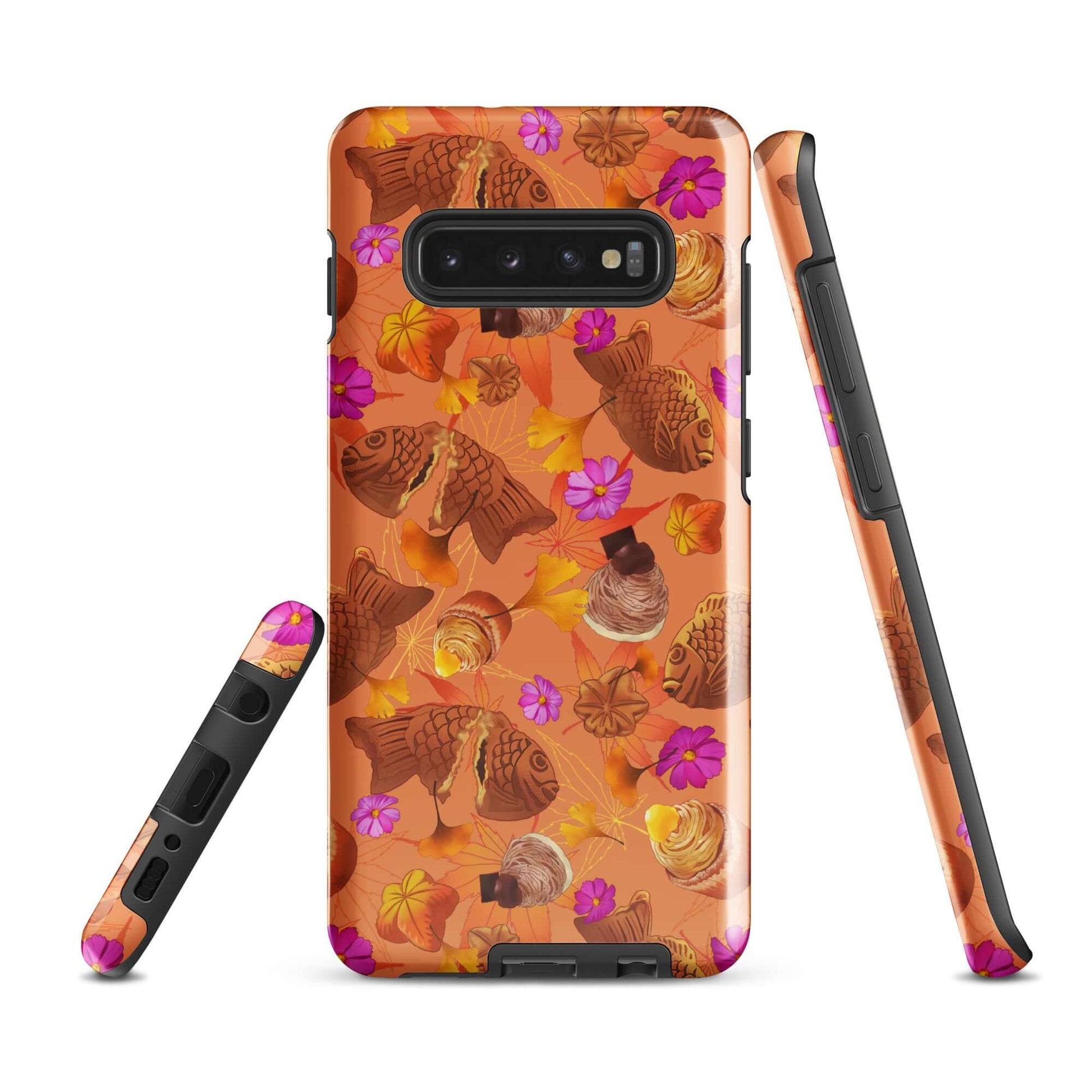 Stylish Momiji Samsung® Tough Case features vibrant designs, offering durability and protection for your phone.