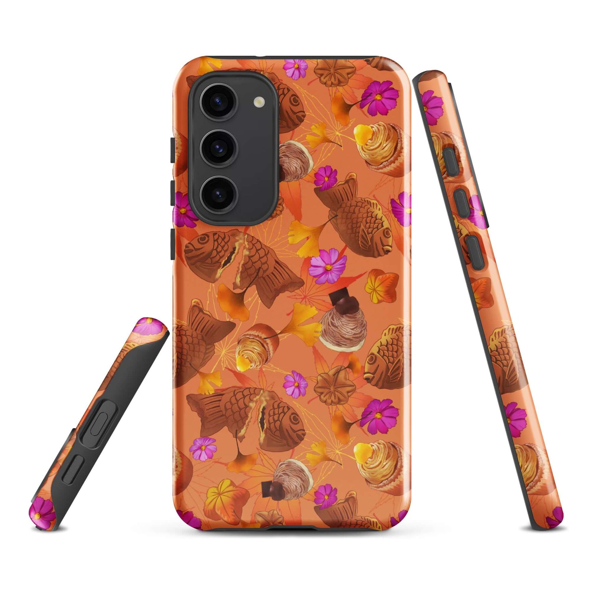 Vibrant Momiji Samsung® Tough Case featuring artistic patterns for durable protection and style on your Galaxy S23 Plus.