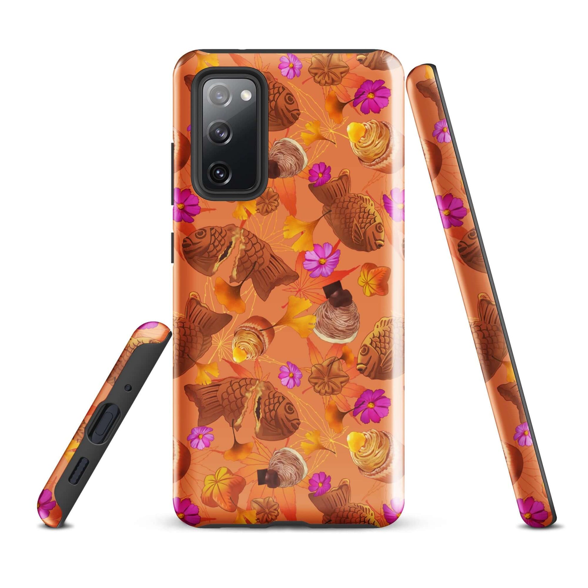 Stylish Momiji Samsung® Tough Case featuring colorful designs, offering durability and protection for your phone.