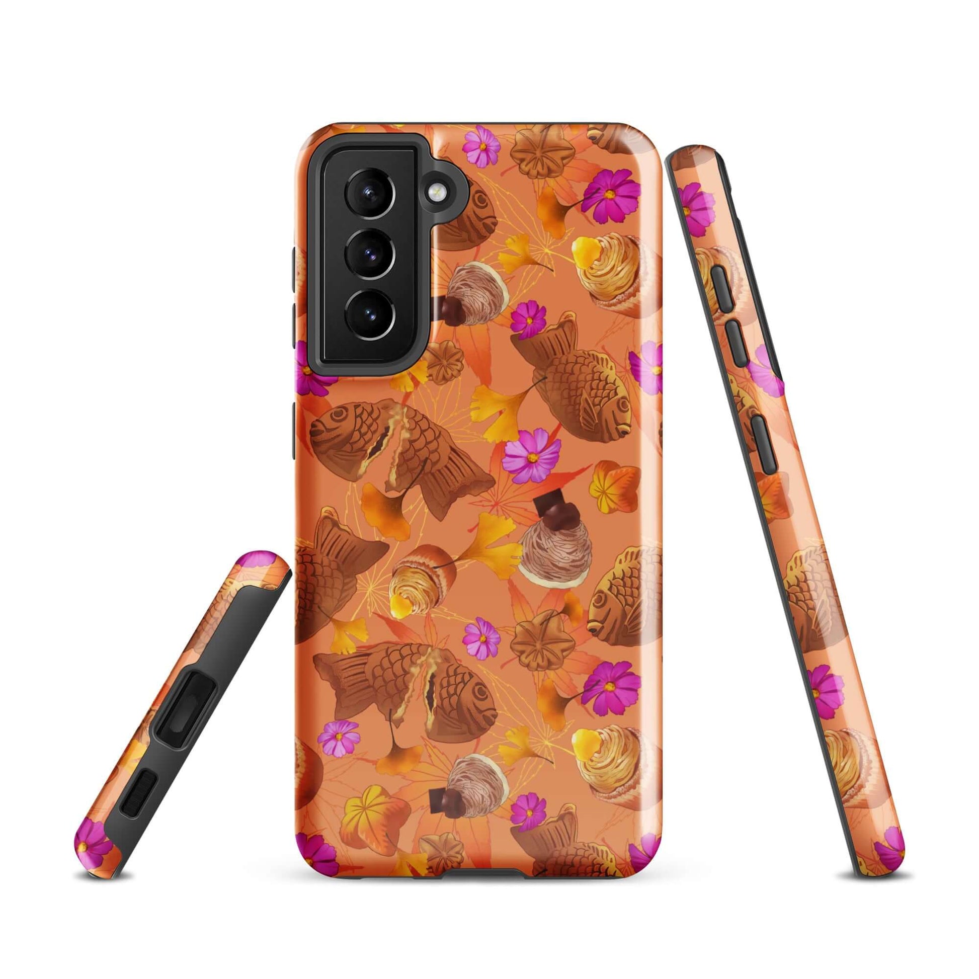 Shop the Momiji Samsung® Tough Case, featuring a vibrant design that combines art with durable, impact-resistant protection.